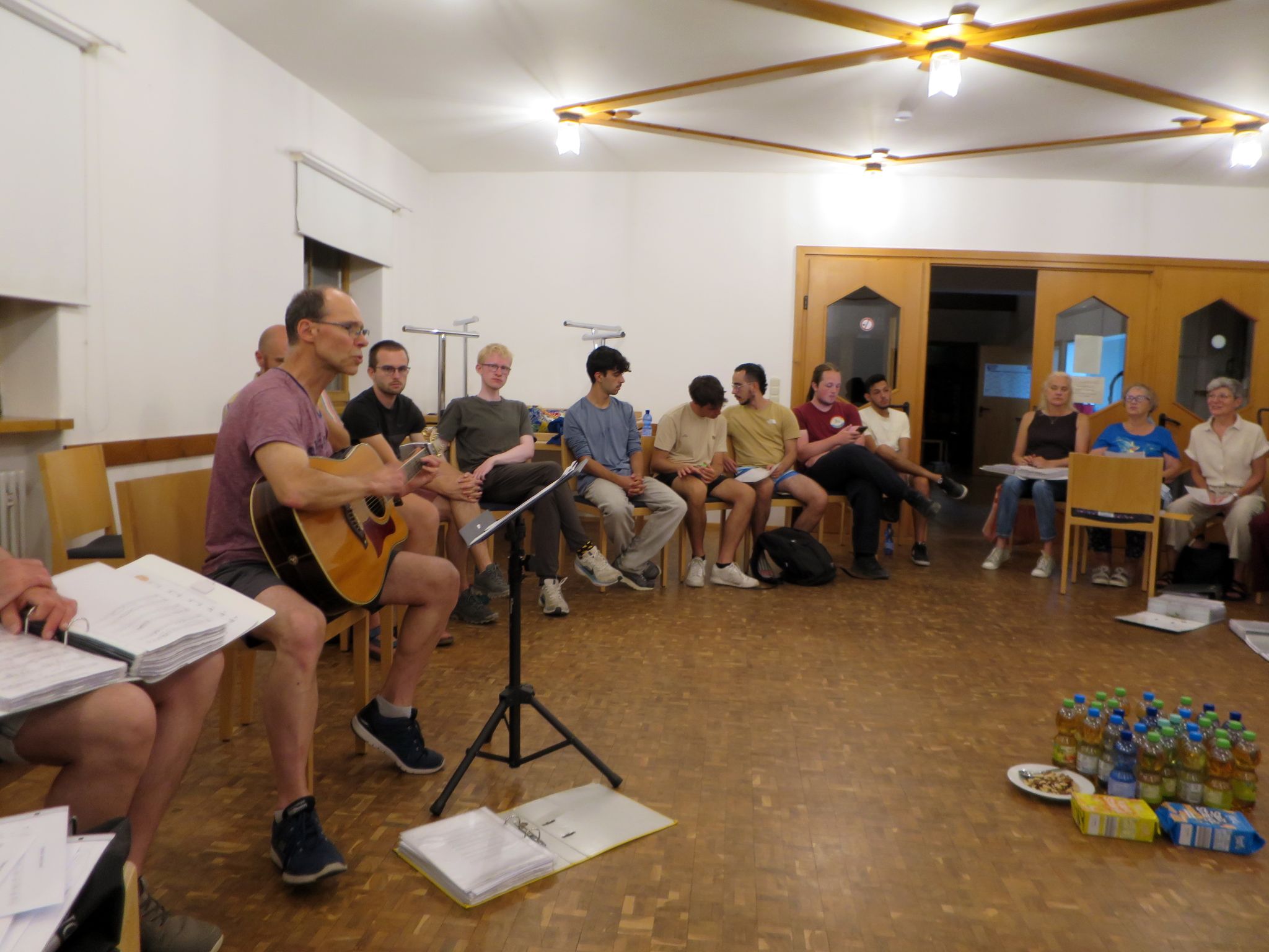 Chorprobe mit dem Moya-Chor