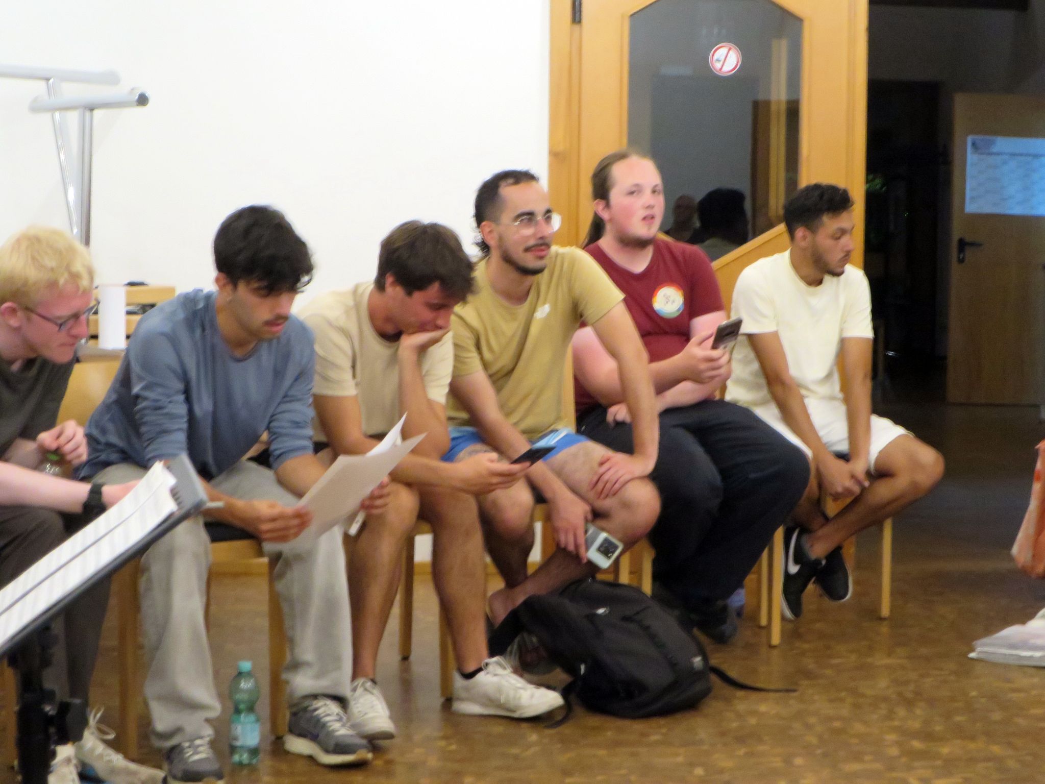 Chorprobe mit dem Moya-Chor