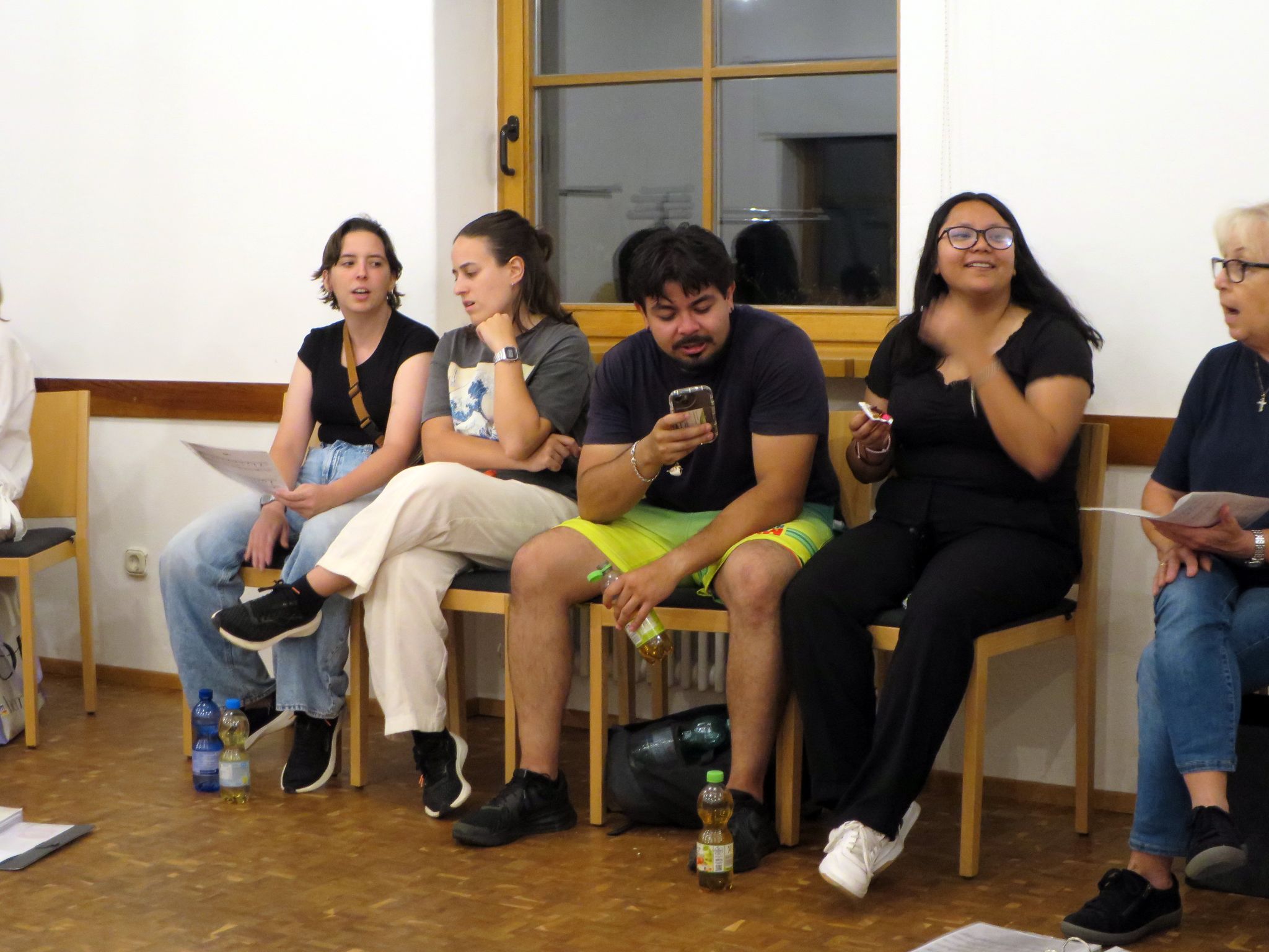 Chorprobe mit dem Moya-Chor