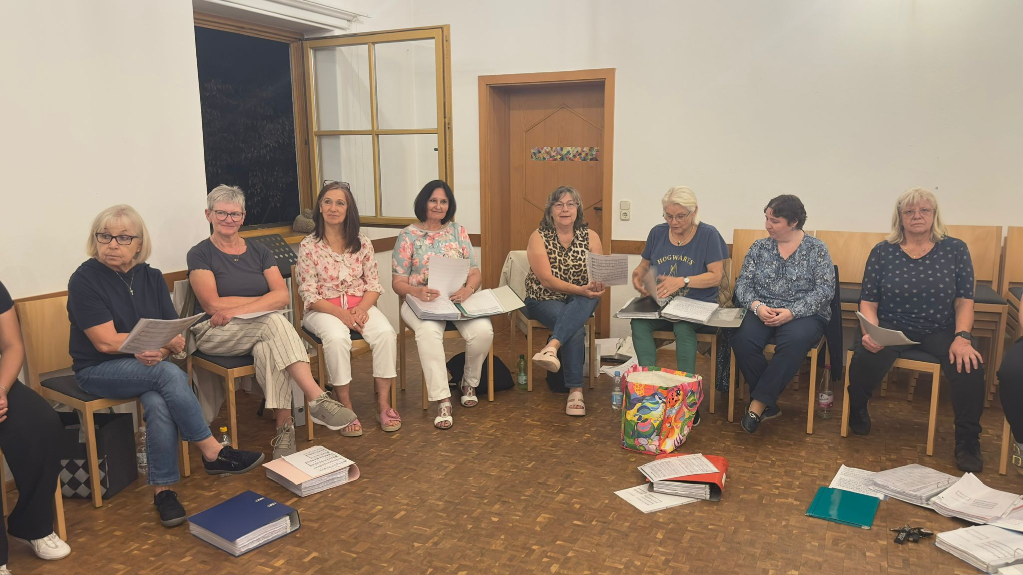 Chorprobe mit dem Moya-Chor