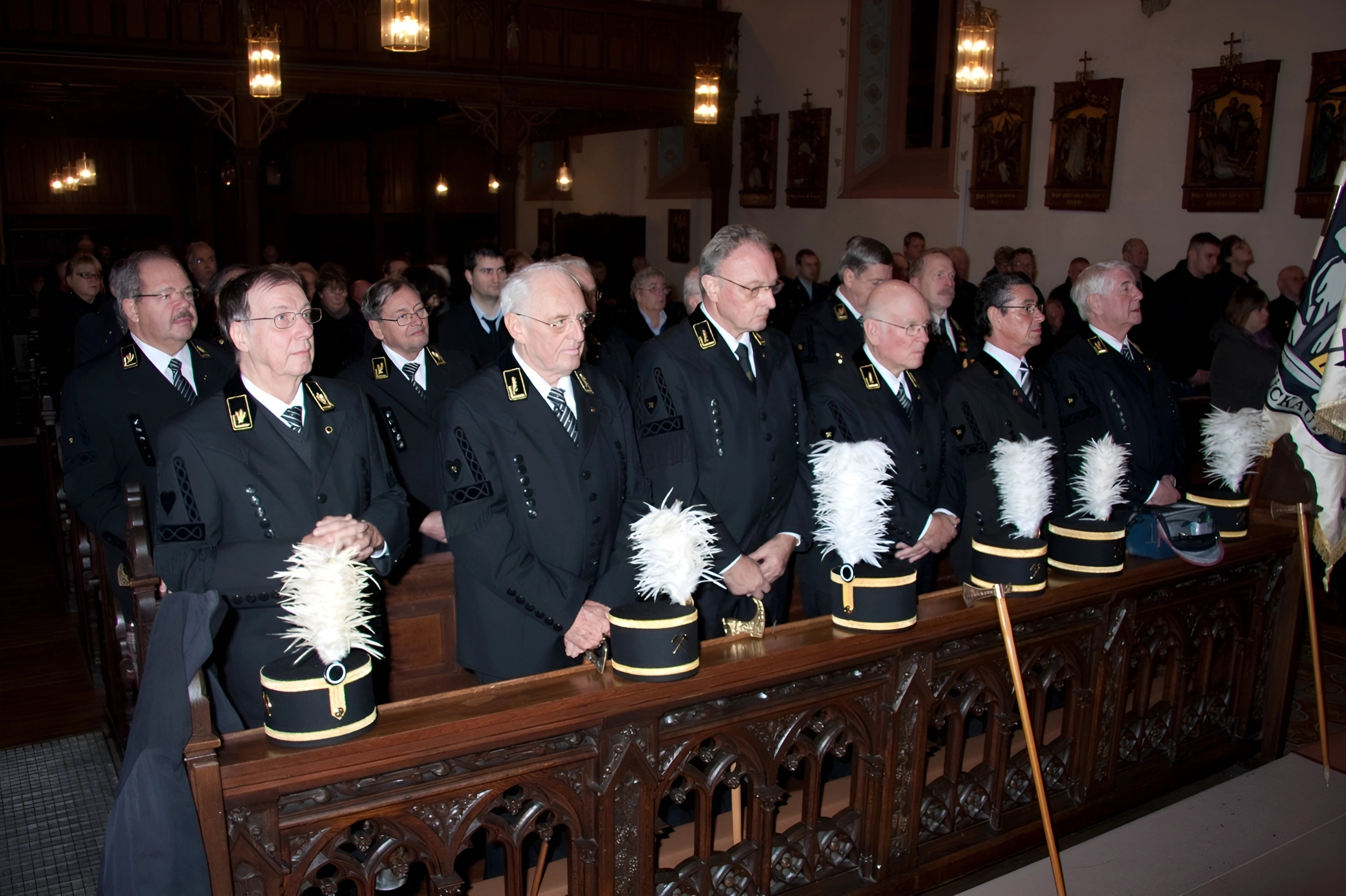 Während der Abschlussmesse in der Pfarrkirche St. Pankratius.