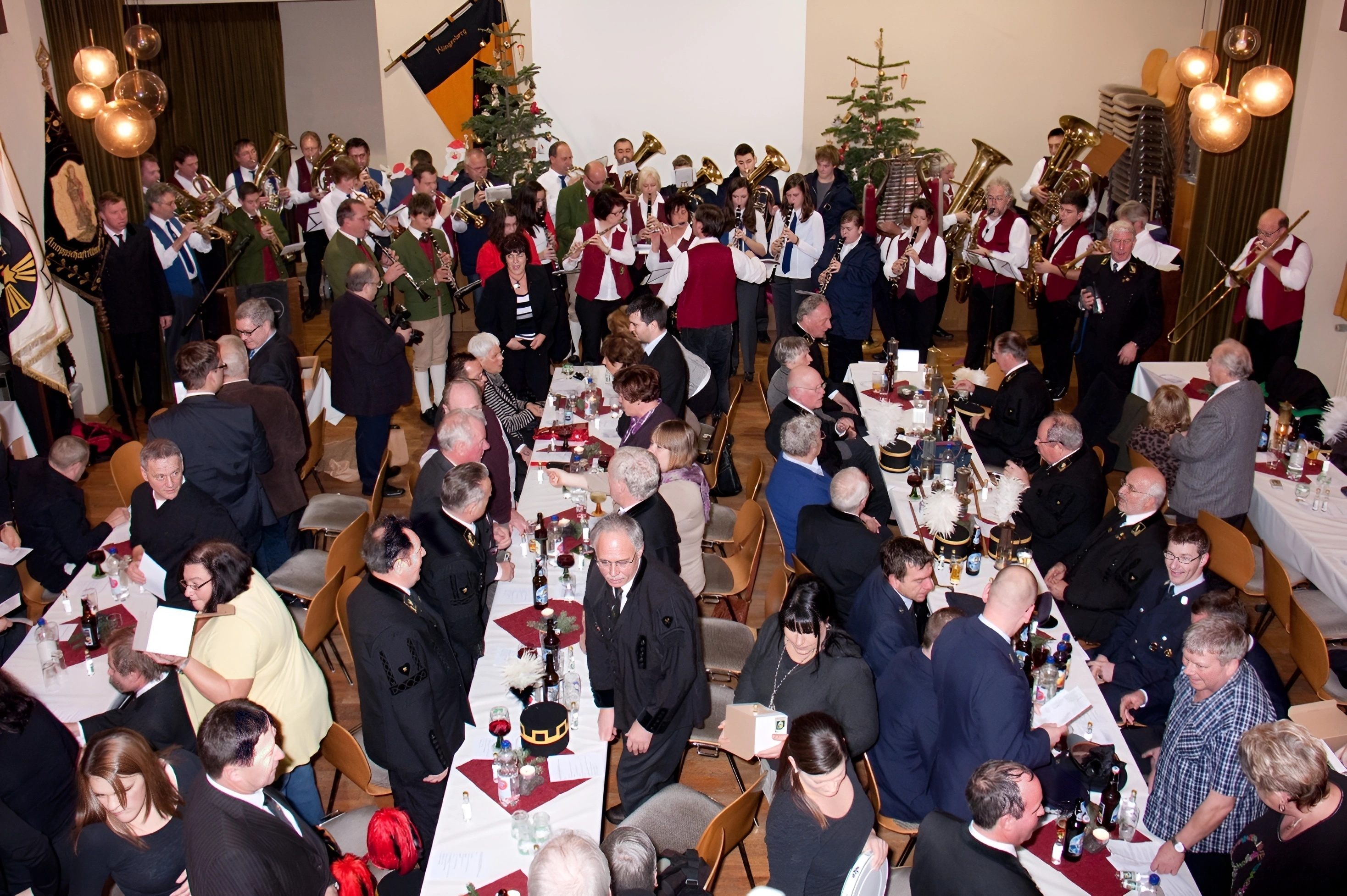 Während der Feier im Pfarrheim