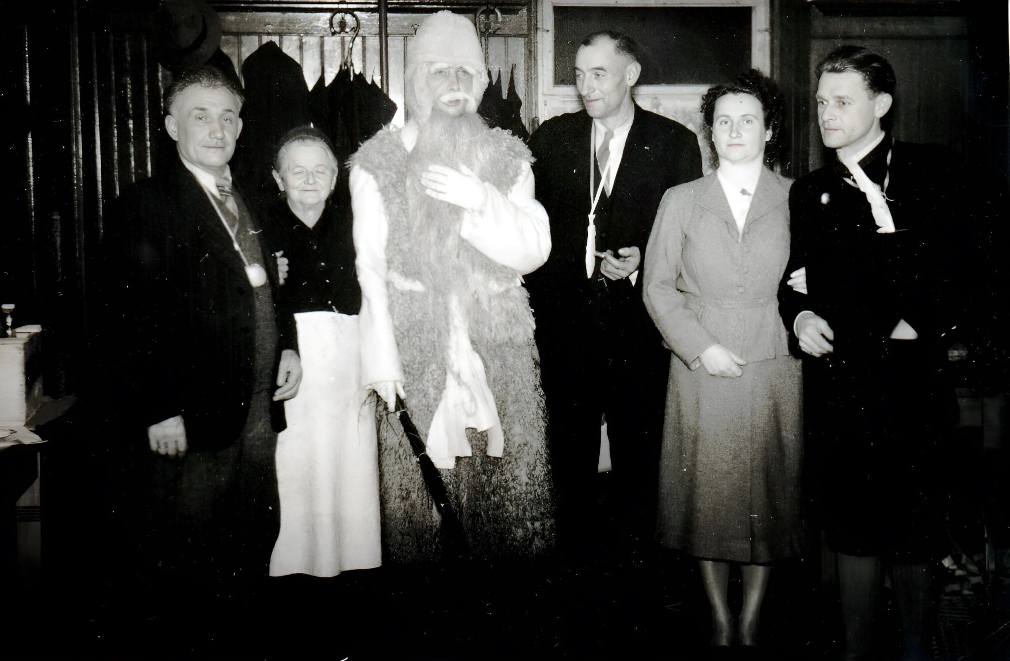 Der Nikolaus kommt zum beim Angelsportverein 1955