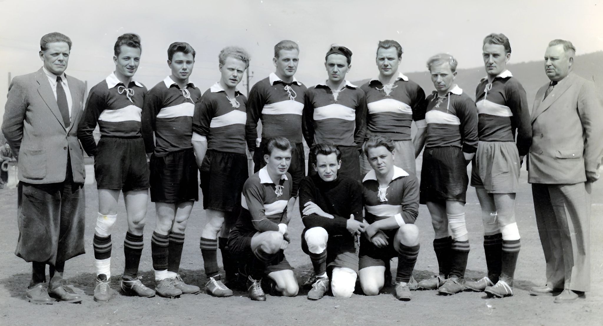 Mannschaftsfoto 1954, Meistertitel der B-Klasse, Gruppe Miltenberg