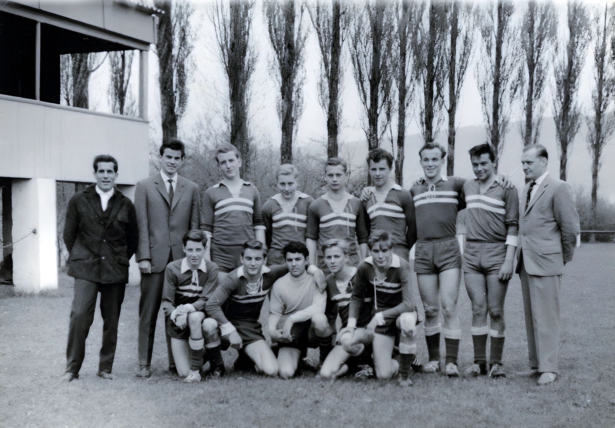 Mannschaftsfoto der Fußballjugend 1962