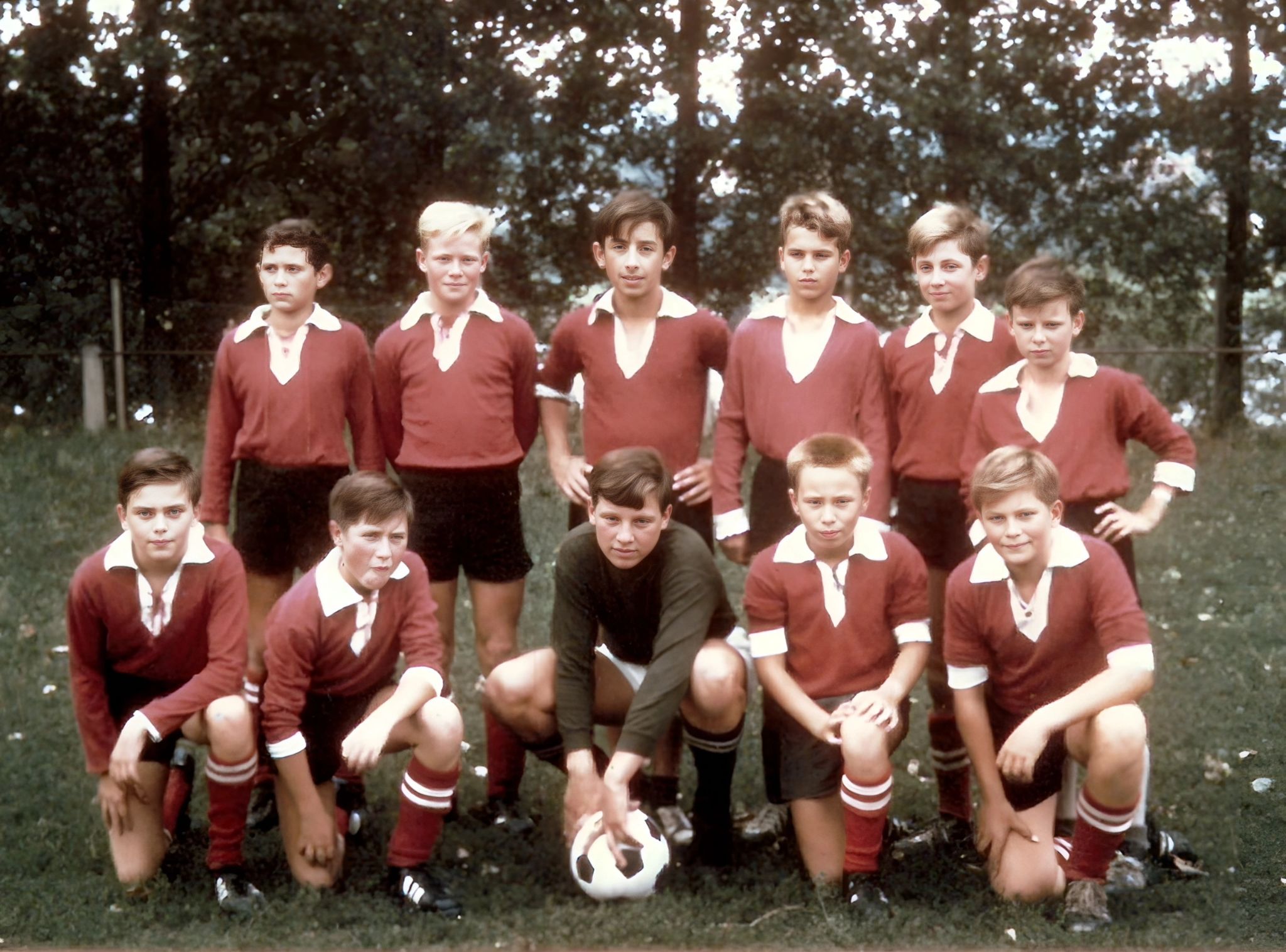 Mannschaftsfoto Schülerelf 1964