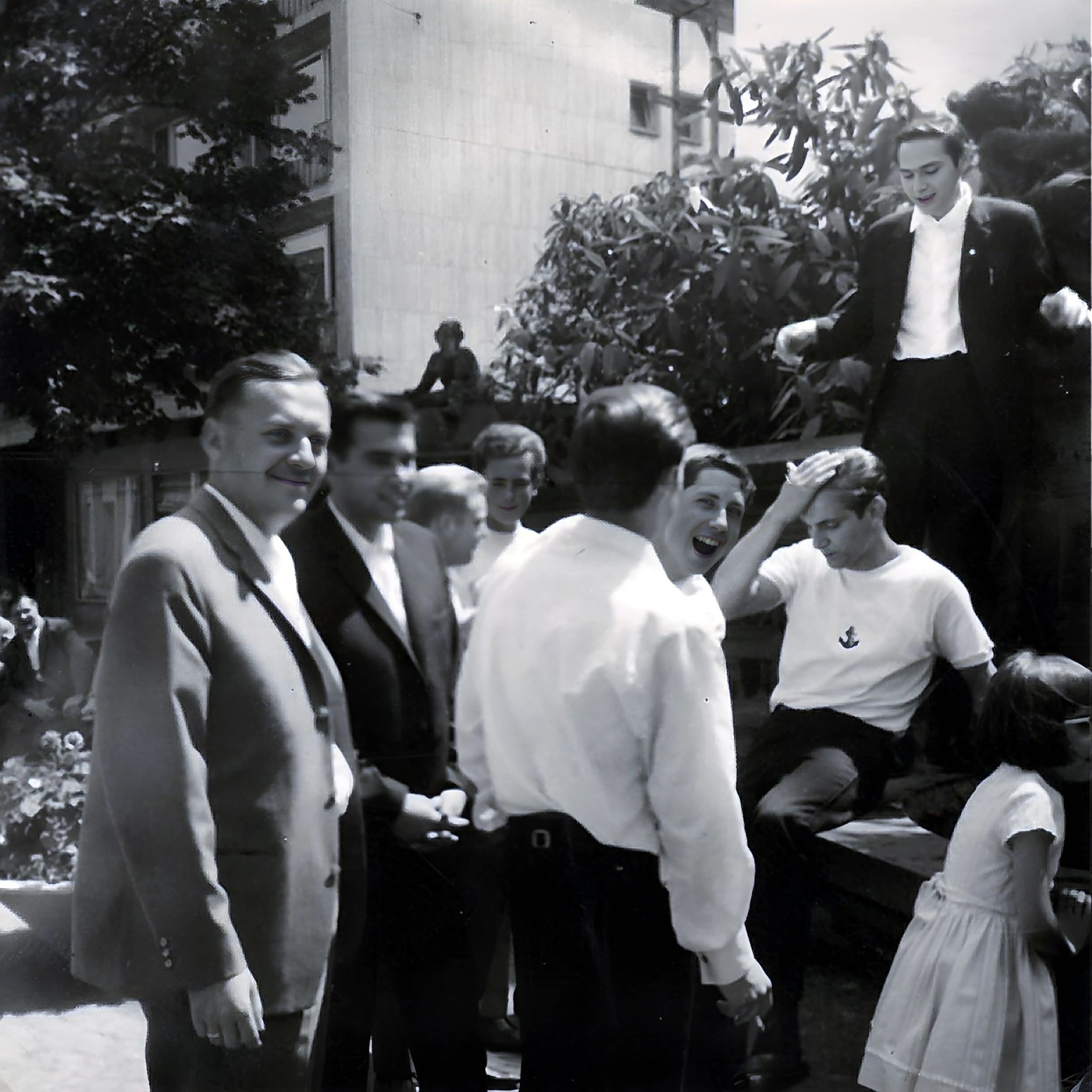 Beim Ausflug der A1-Jugend zu einem Turnier nach Düsseldorf und Köln 1965