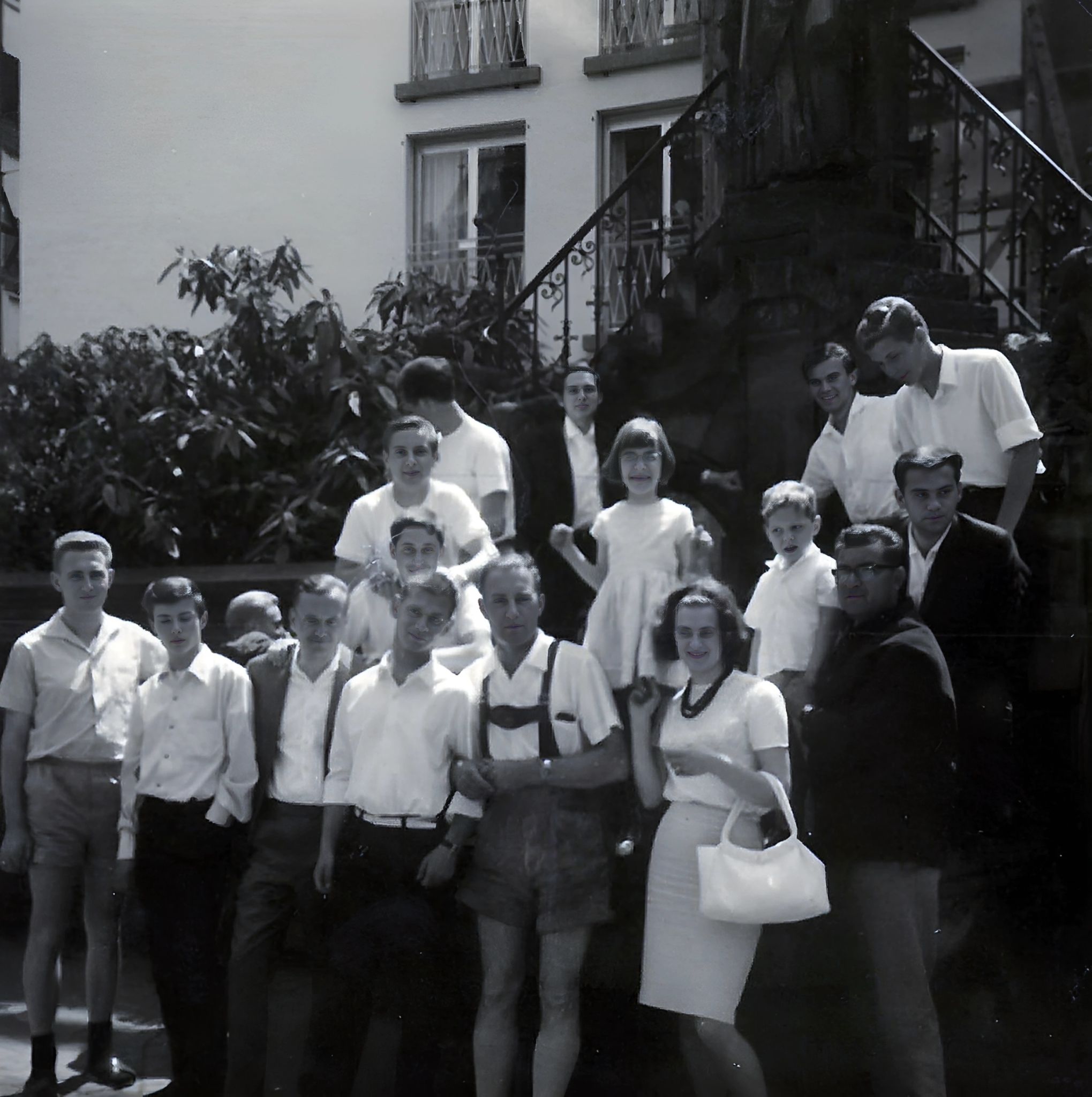 Beim Ausflug der A1-Jugend zu einem Turnier nach Düsseldorf und Köln 1965