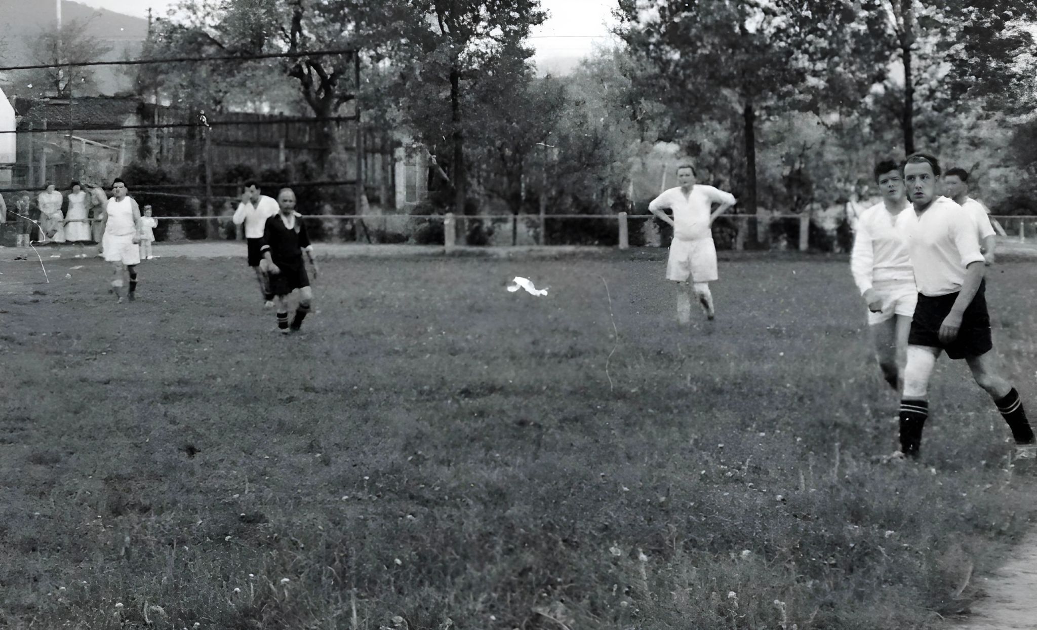 Spieler der "Alte Herren Hechingen" zu Gast in Klingenberg 1967