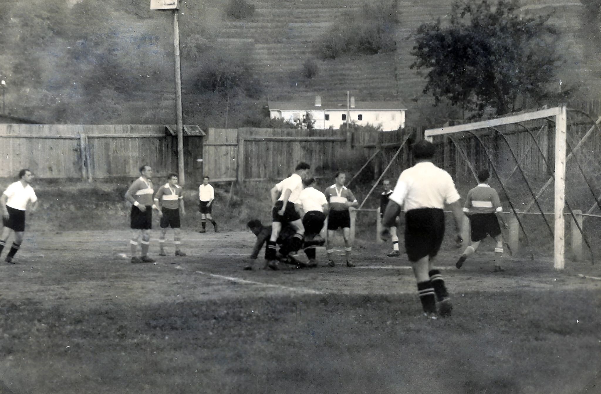Spieler der "Alte Herren Hechingen" zu Gast in Klingenberg 1967