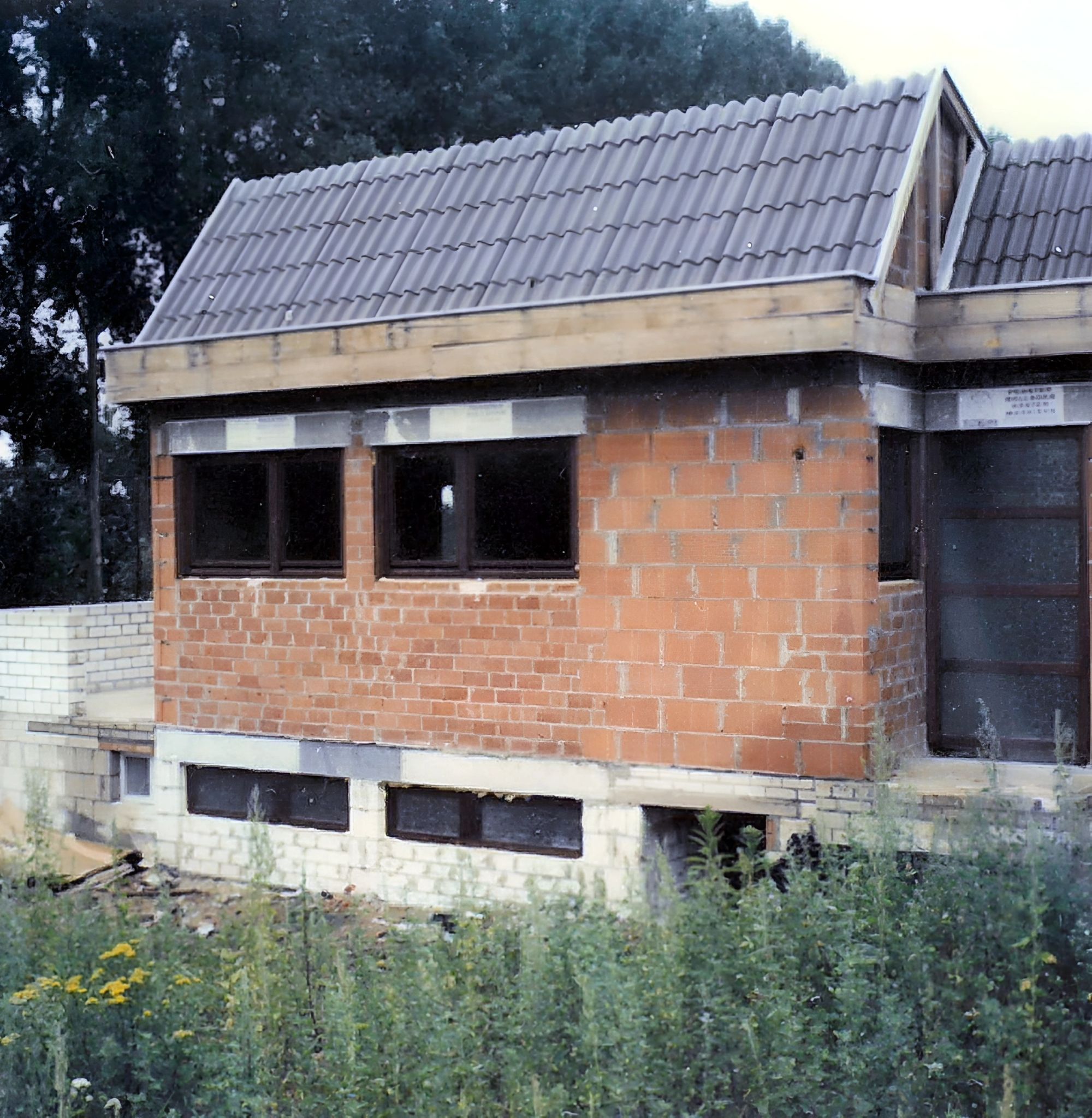 Das Dach ist eingedeckt