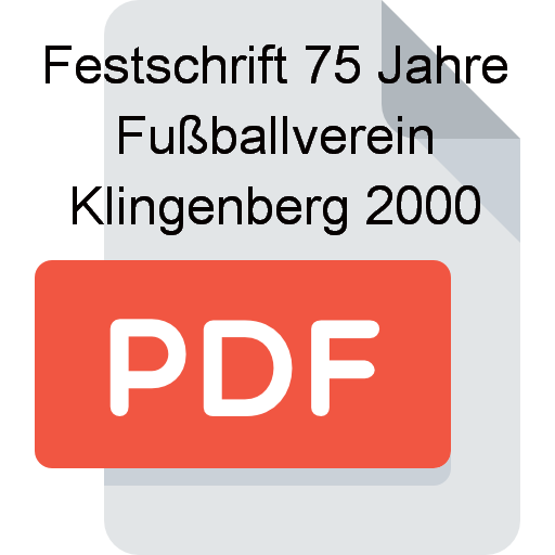 Z Festschrift 75 Jahre Fussballverein Klingenberg 2000