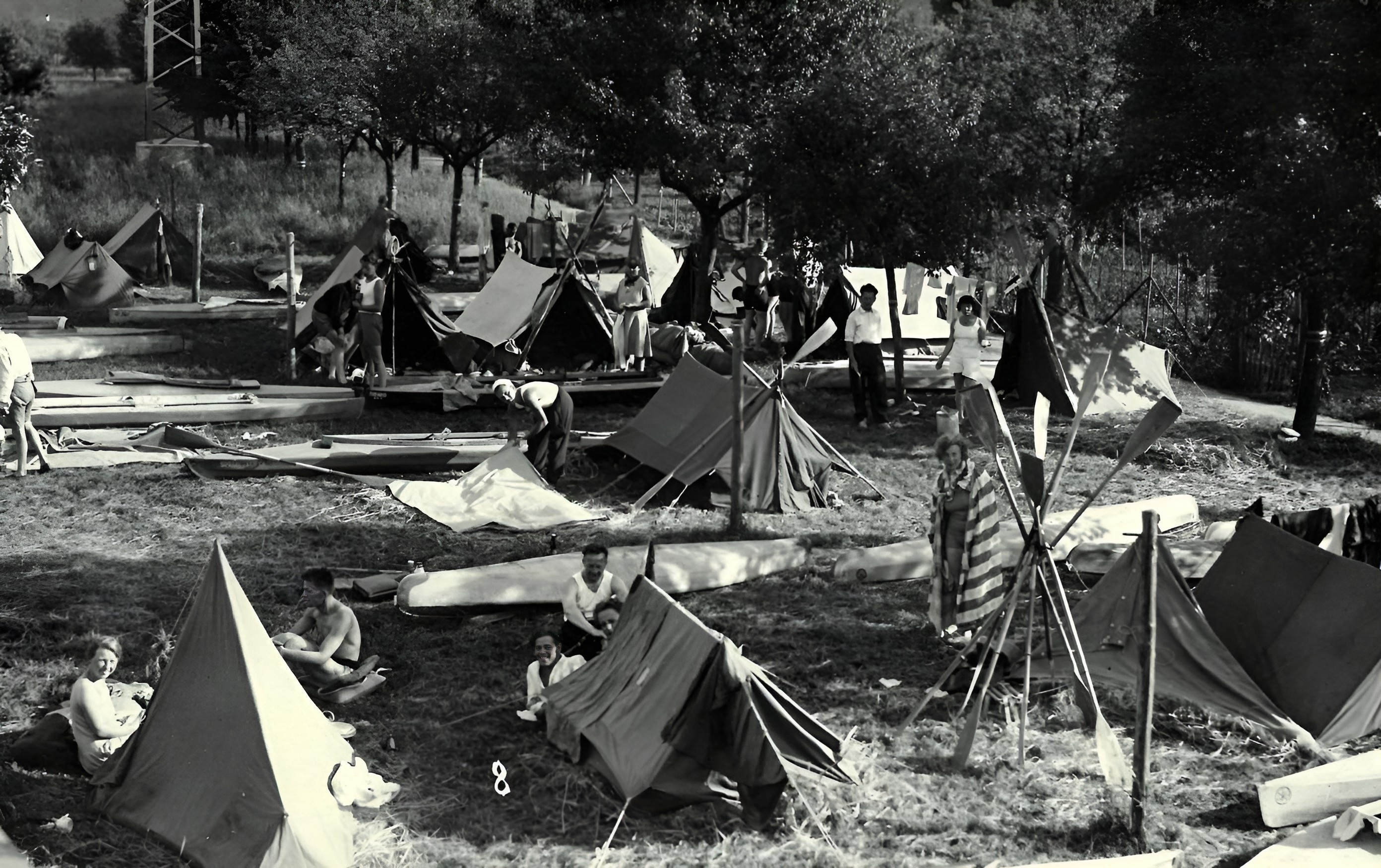 Bei einer Wanderfahrt des Kanuclubs