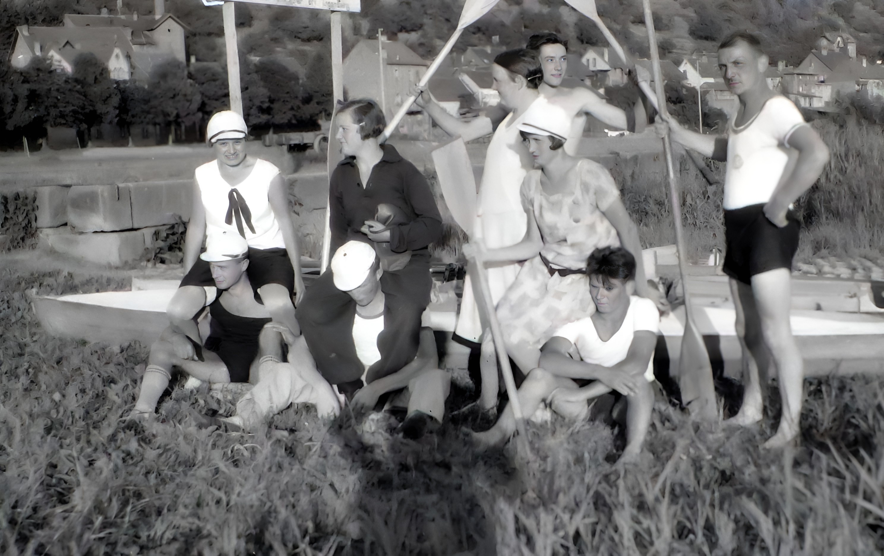 Während einer Wanderfahrt