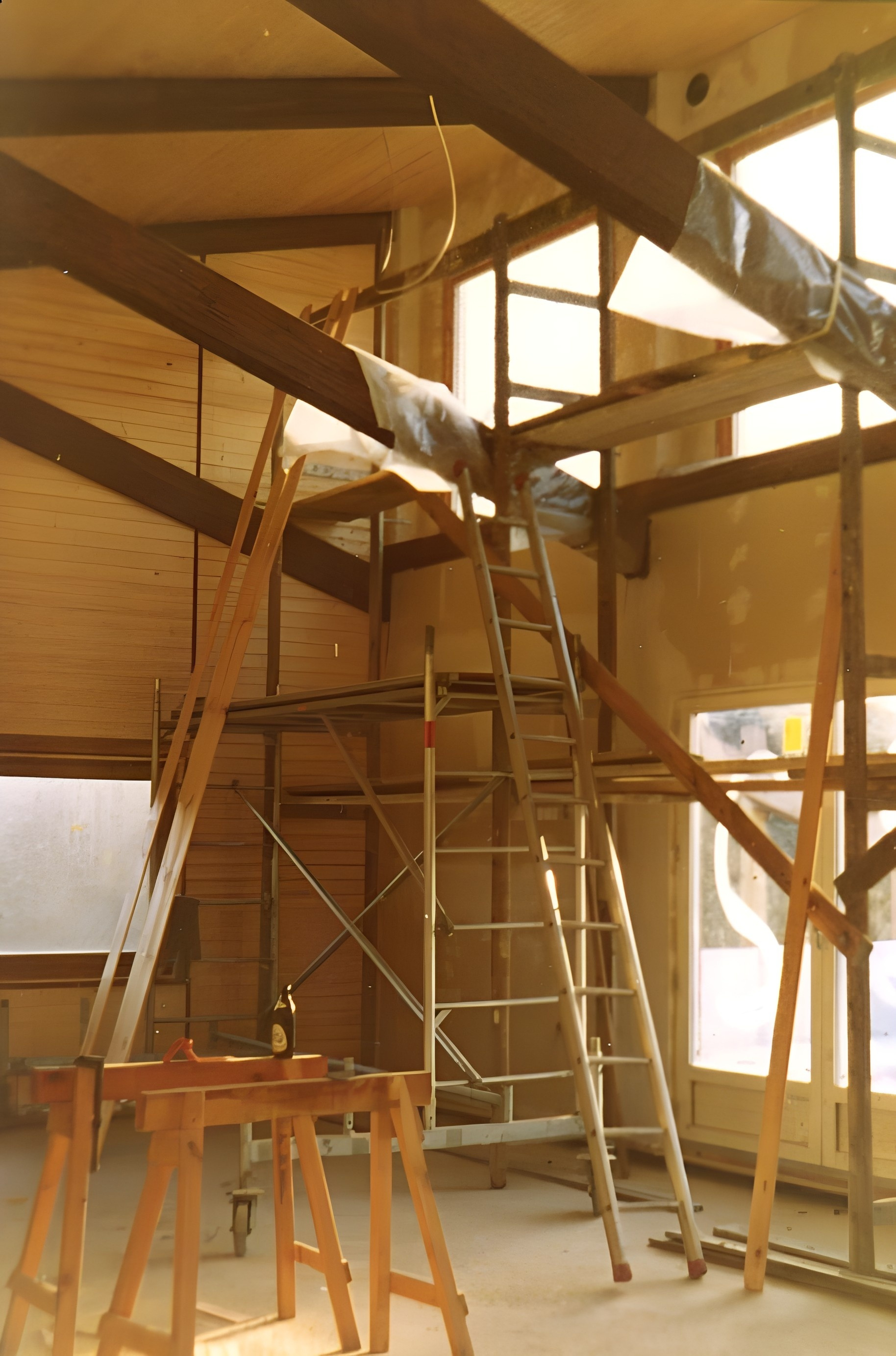 Bau des neuen Bootshauses