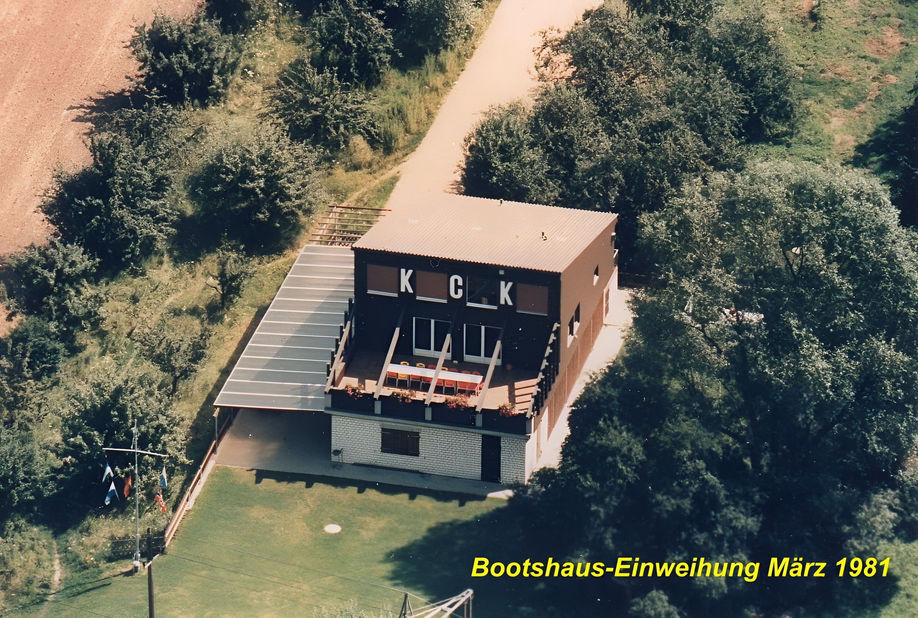 Bau des neuen Bootshauses