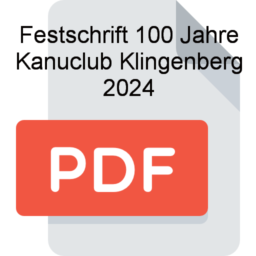 Z Festschrift 100 Jahre Kanuclub Klingenberg 2024