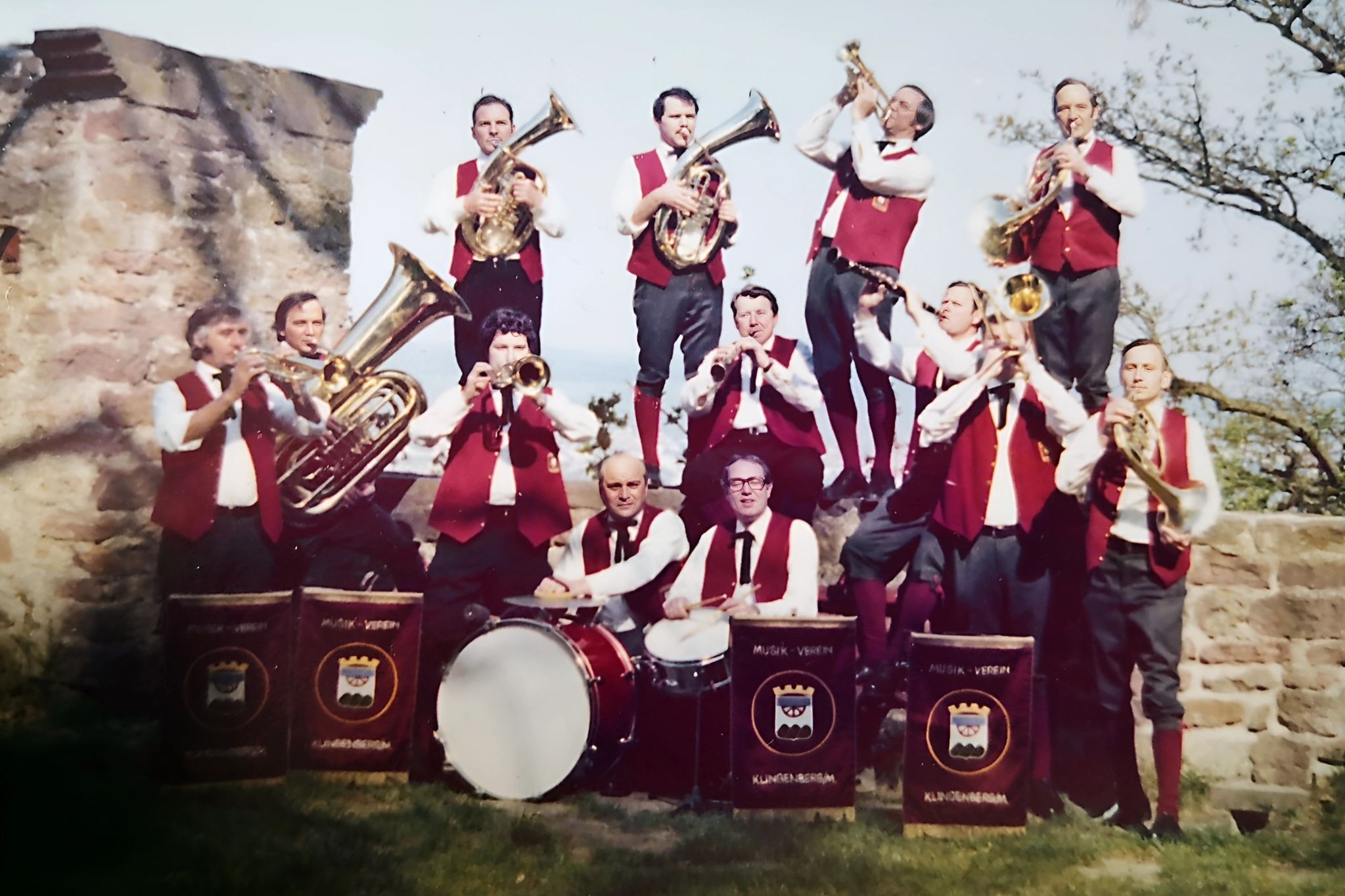 Die "Amerika-Tourer" beim 2. Besuch des Oktoberfestes in Alpin-Village LA im Jahr 1976