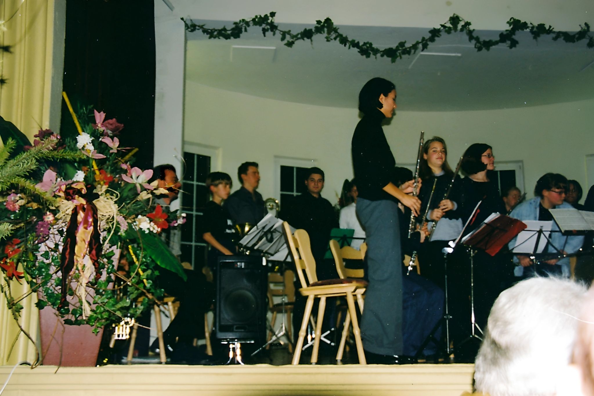 Auftritt des Jugendorchesters am 2. Dezember 1999