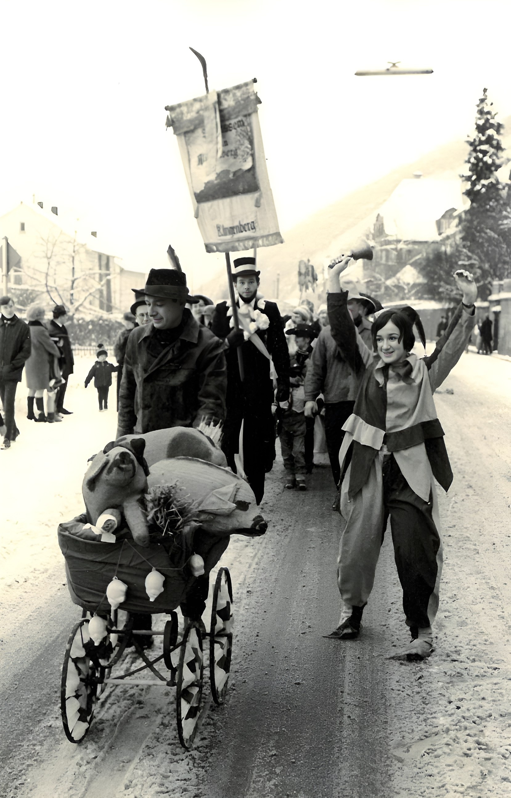 Der letzte Faschingsumzug in Klingenberg 1969