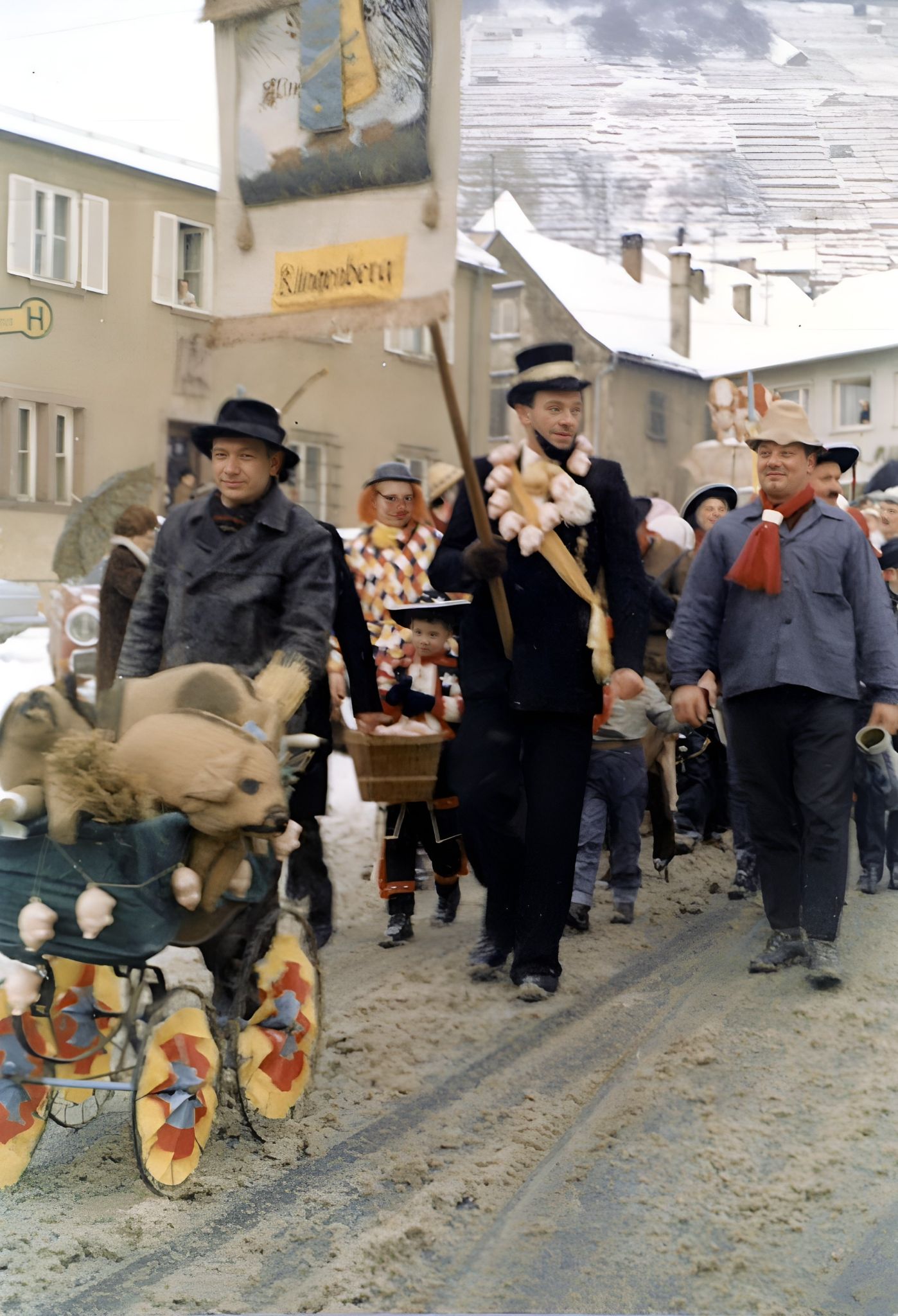Umzug des Faschingsvereins Saiwassem 1969