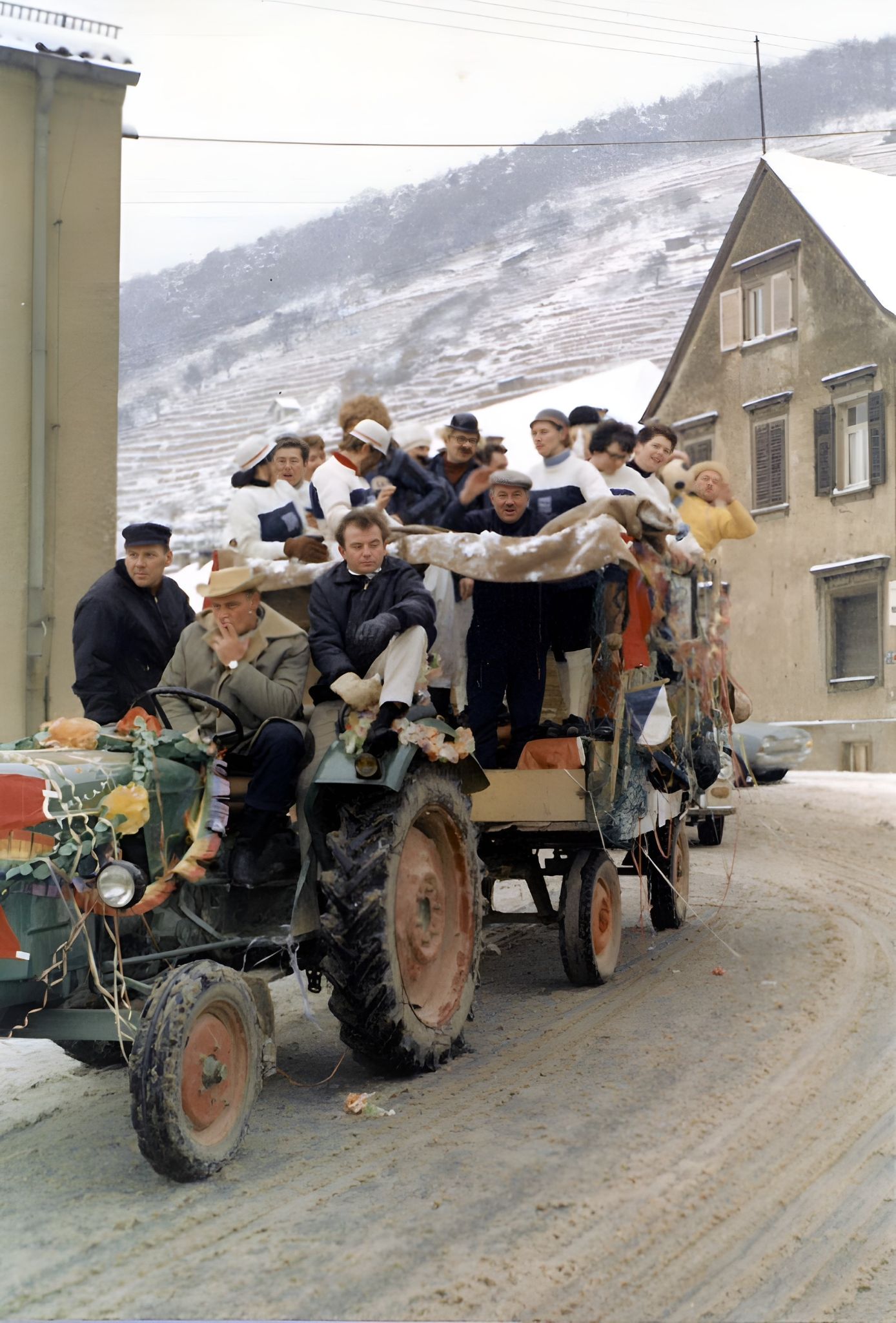 Umzug des Faschingsvereins Saiwassem 1969