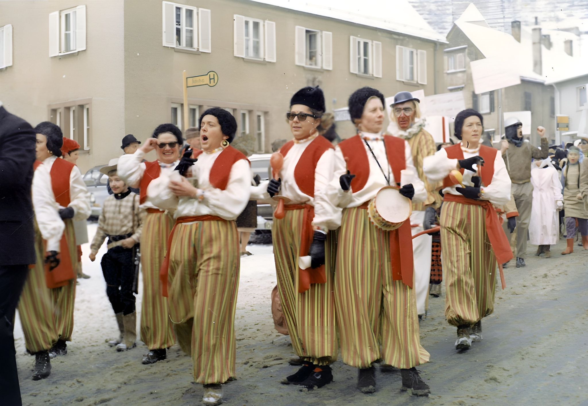 Umzug des Faschingsvereins Saiwassem 1969