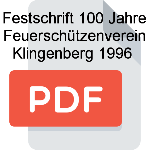 Z Festschrift 100 Jahre Feuerschuetzenverein Klingenberg 1996