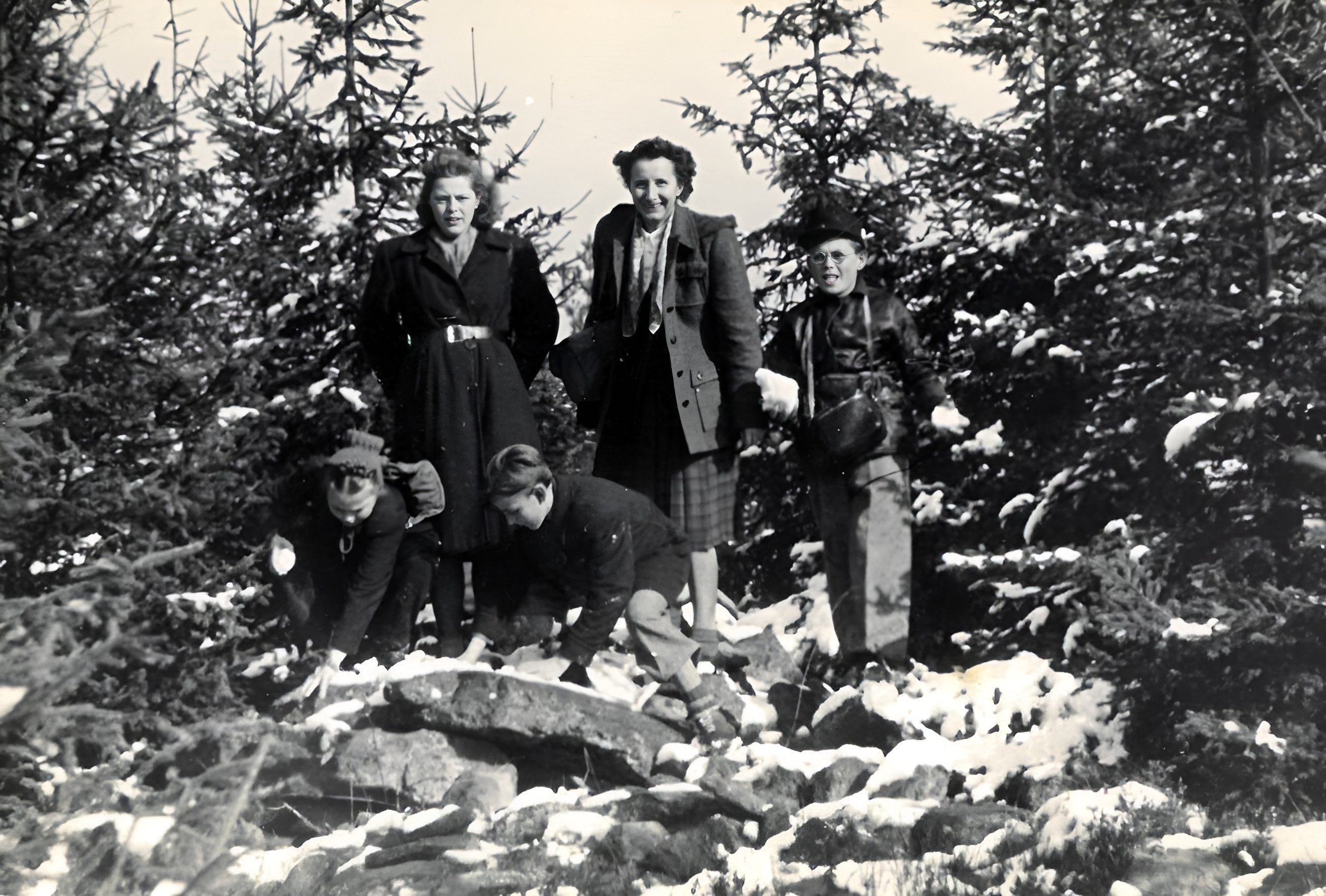 Gruppenfoto in den 1930er Jahren