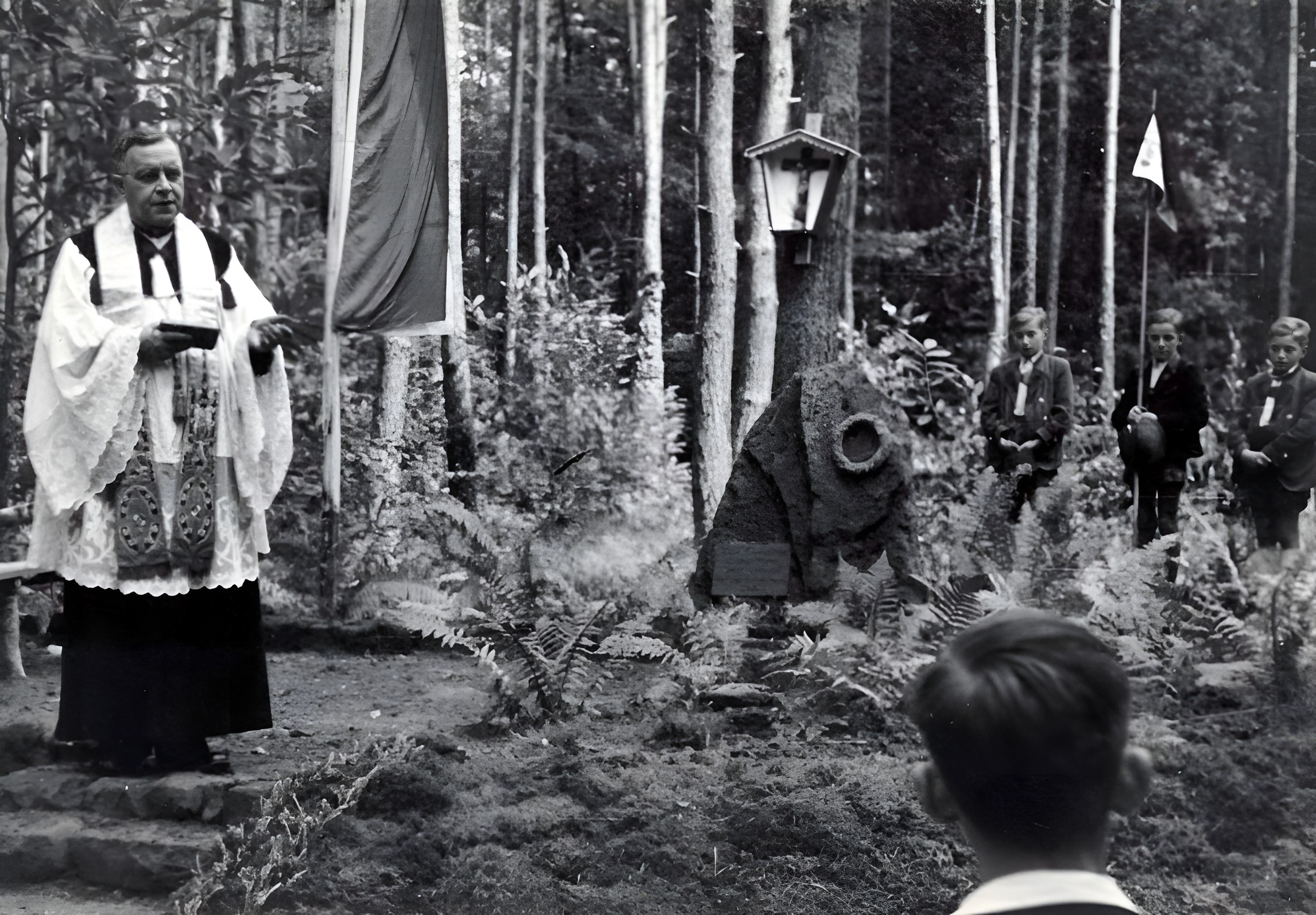 Einweihung des Denkmals am Ringwall 1950