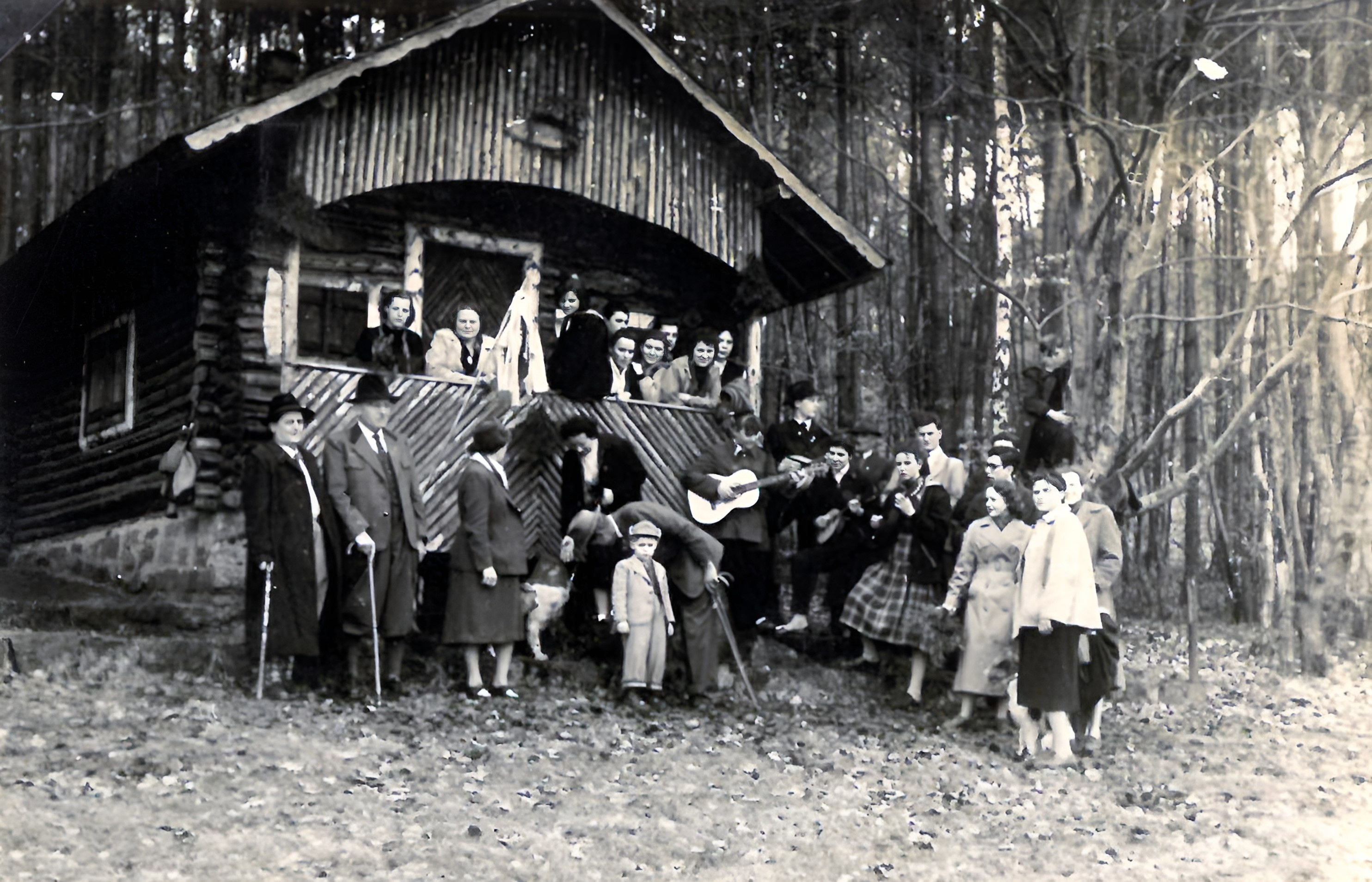 Gruppenfoto in den 1950er Jahren