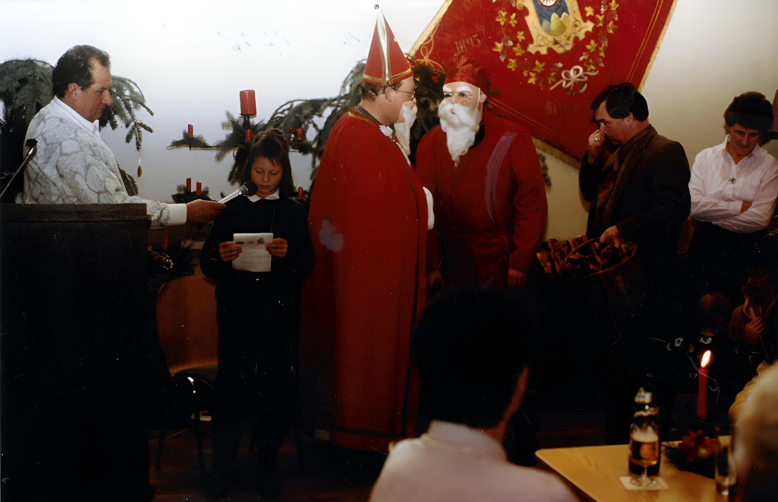 Weihnachtsfeier beim Spessartbund 1990