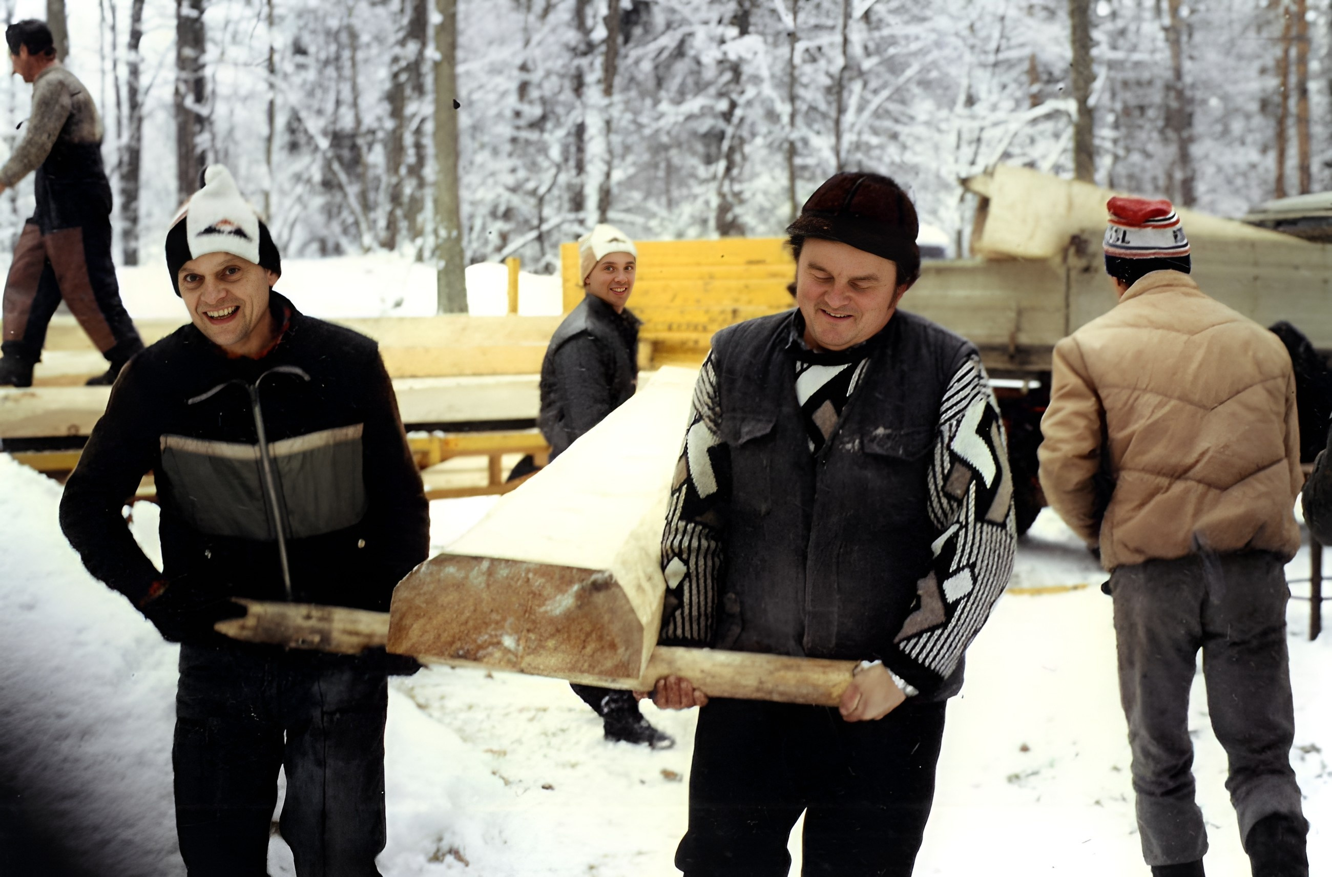 Die Polnischen Männer beherrschen ihr Handwerk