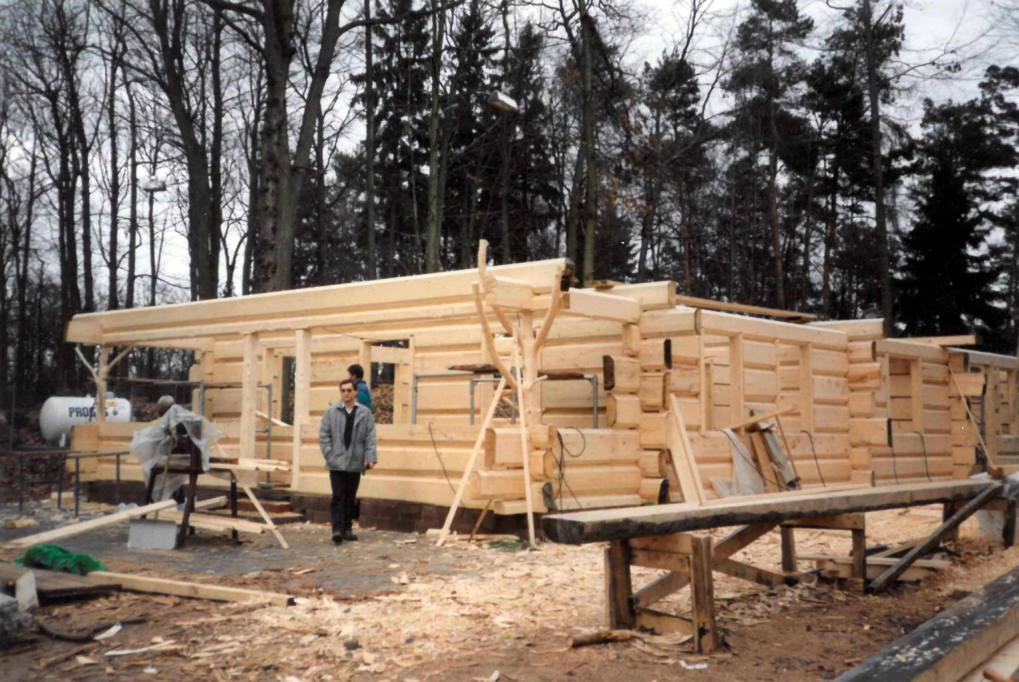 Das Gebäude nimmt Formen an