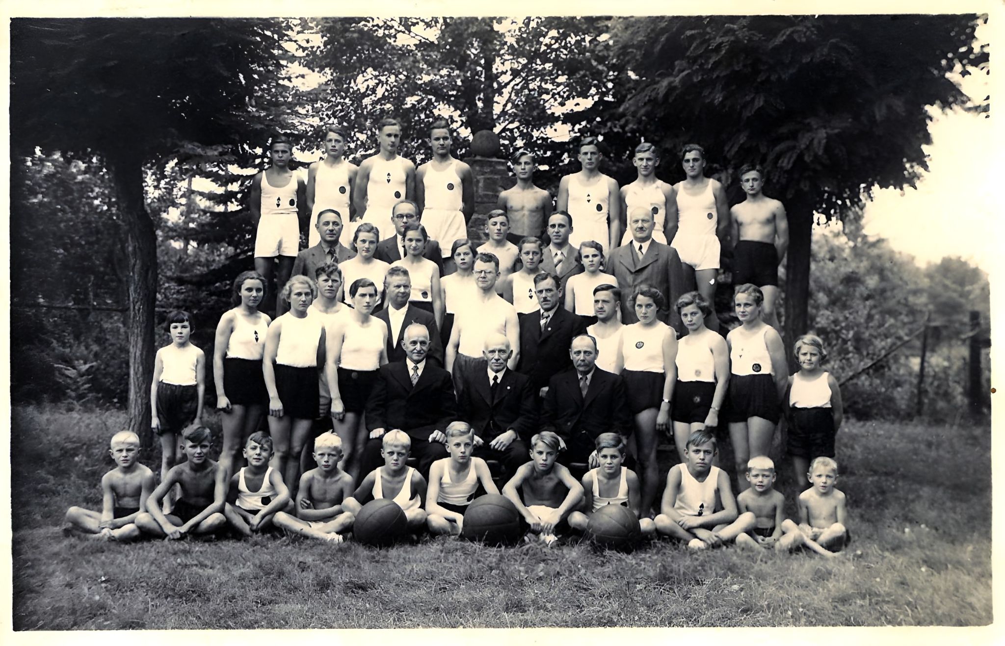 Gruppenbild 75 Jahre Turnverein Klingenberg 1938