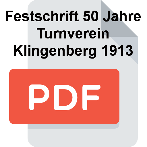 Z Festschrift 50 Jahre Turnverein Klingenberg 1913