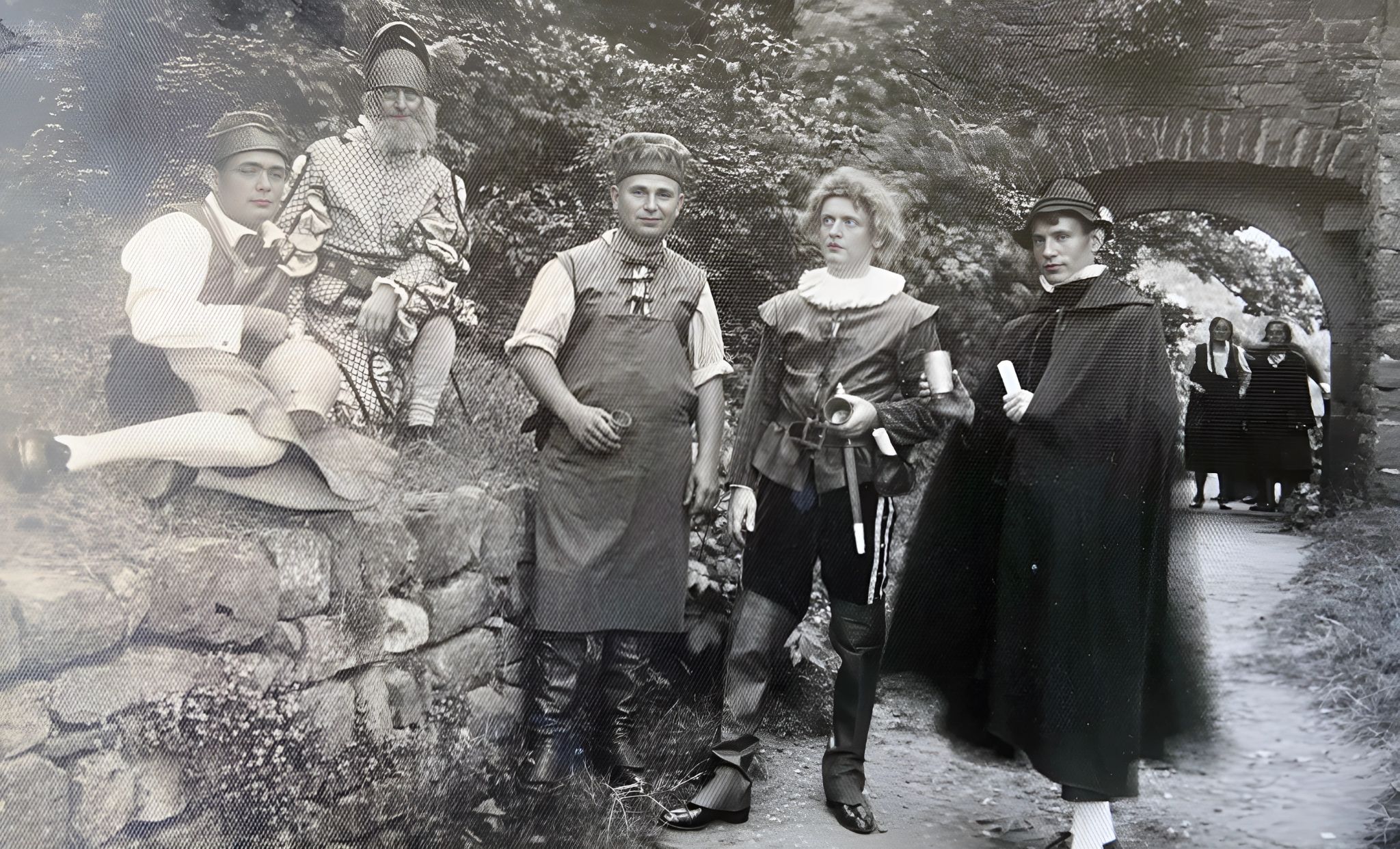 Auf der Clingenburg in den 1920er Jahren