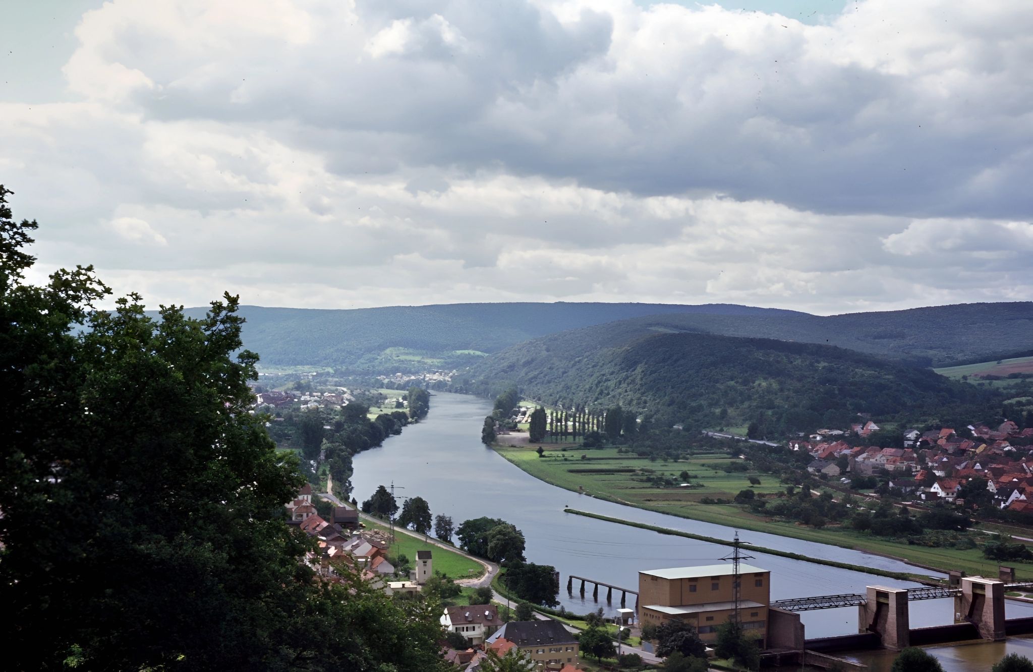 Blick auf den Main um 1970