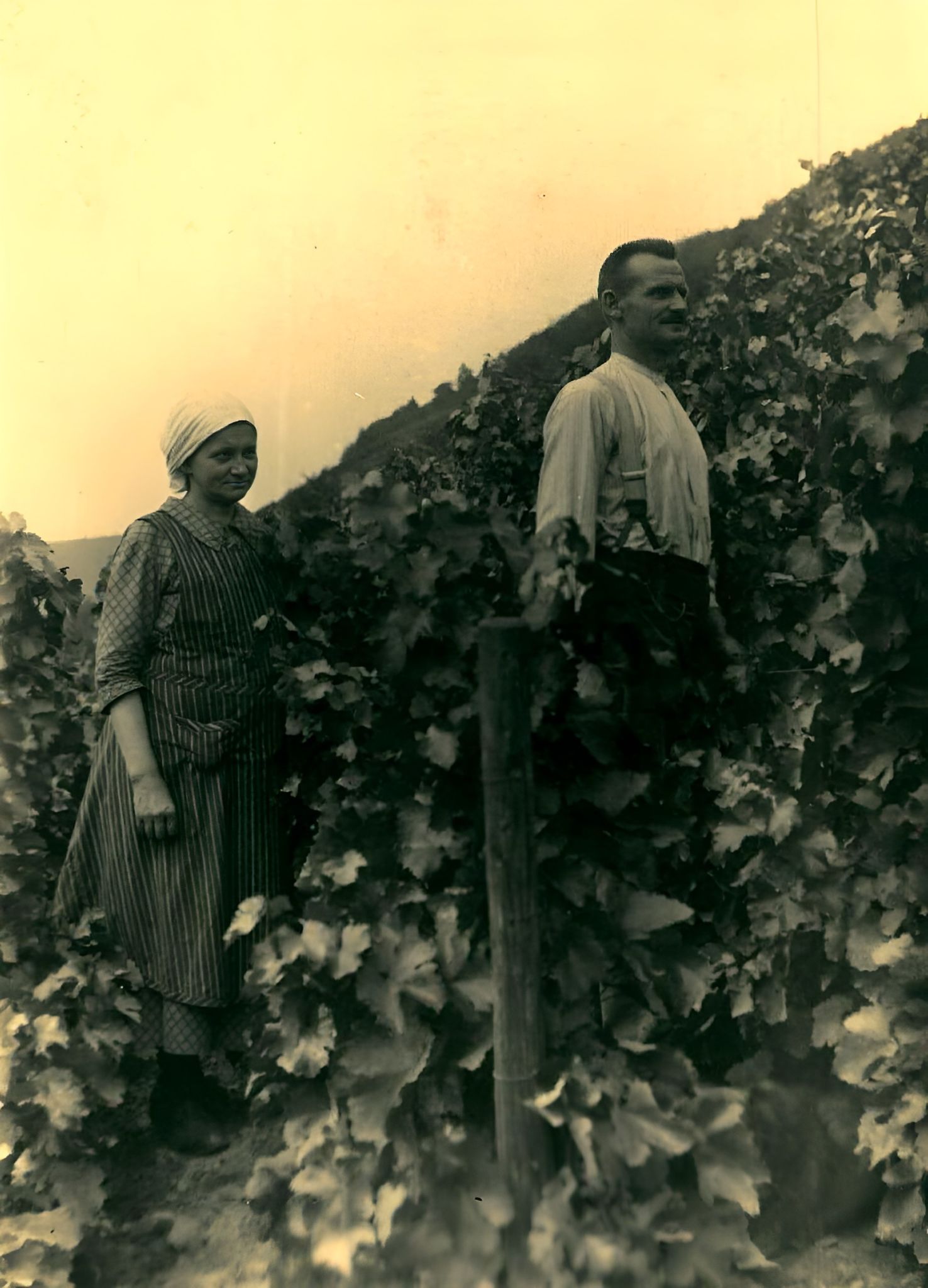 Konrad Arnheiter mit seiner Frau 1928