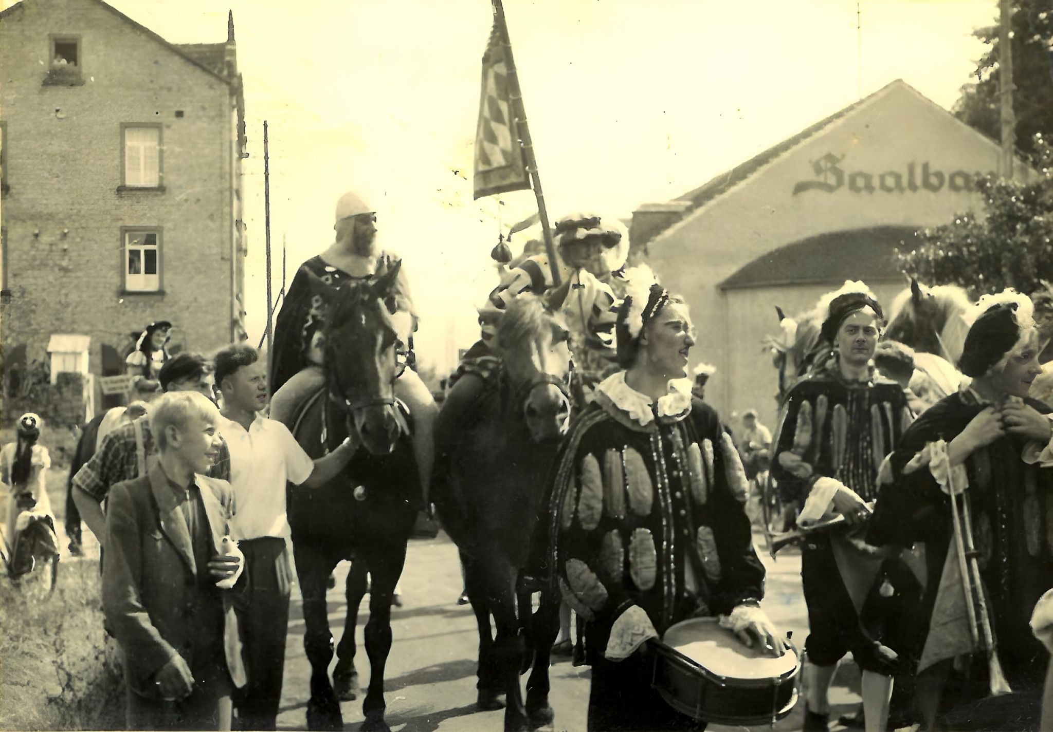 Festzug zum Klingenberger Winzerfest 1951