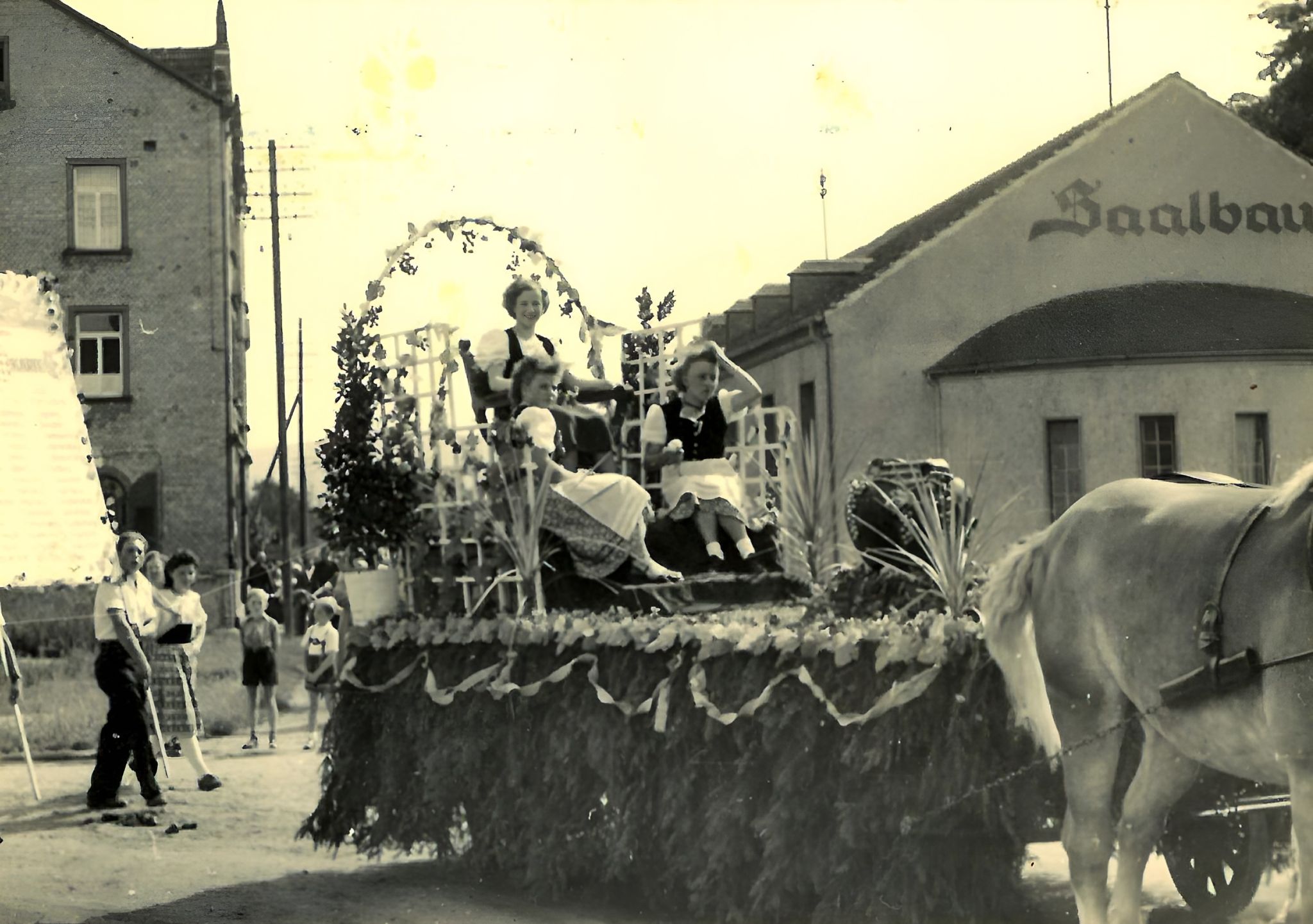 Festzug zum Klingenberger Winzerfest 1951