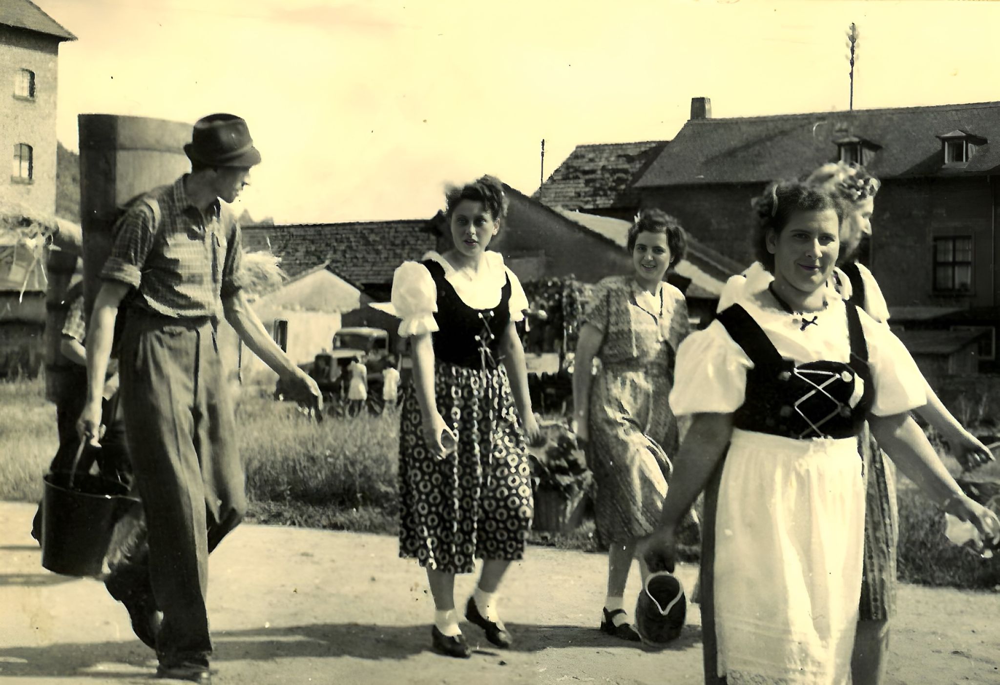 Festzug zum Klingenberger Winzerfest 1951