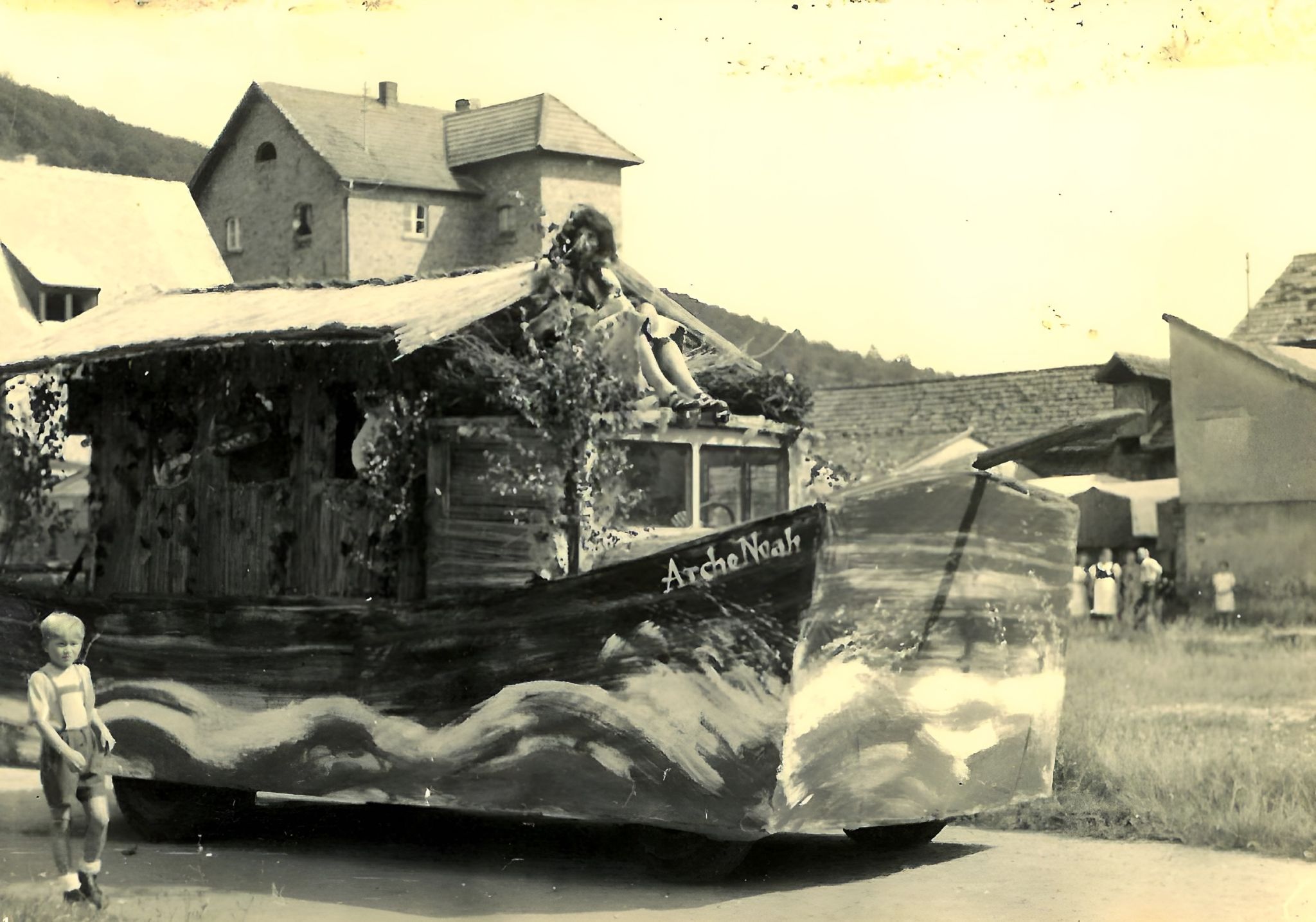 Festzug zum Klingenberger Winzerfest 1951