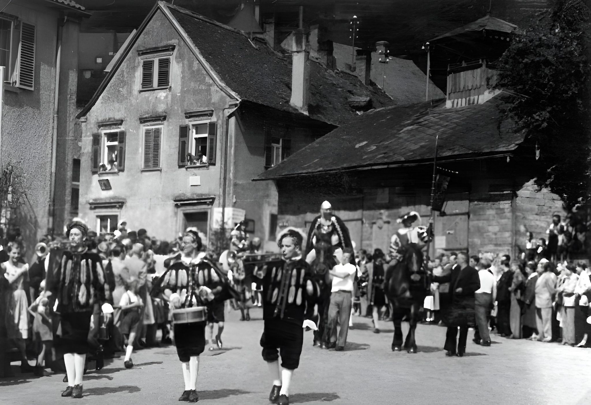Festzug zum Klingenberger Winzerfest 1951