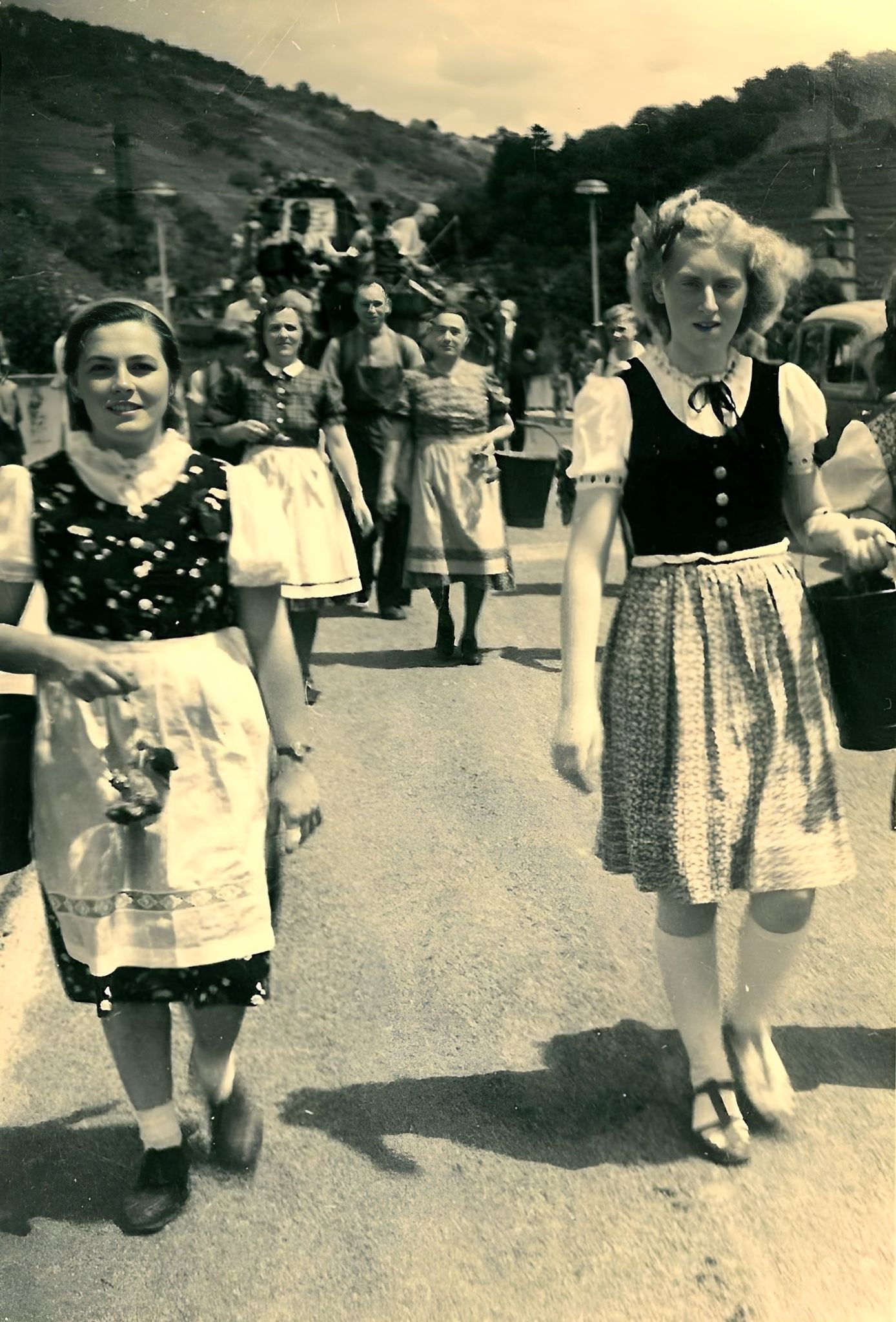 Festzug zum Klingenberger Winzerfest 1951