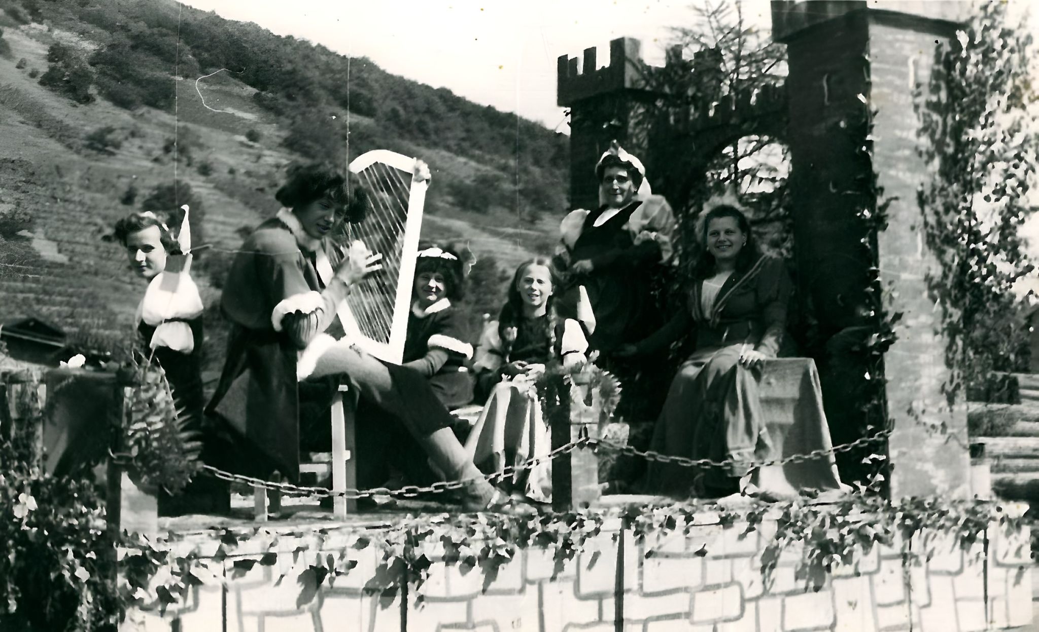 Festzug zum Klingenberger Winzerfest 1951