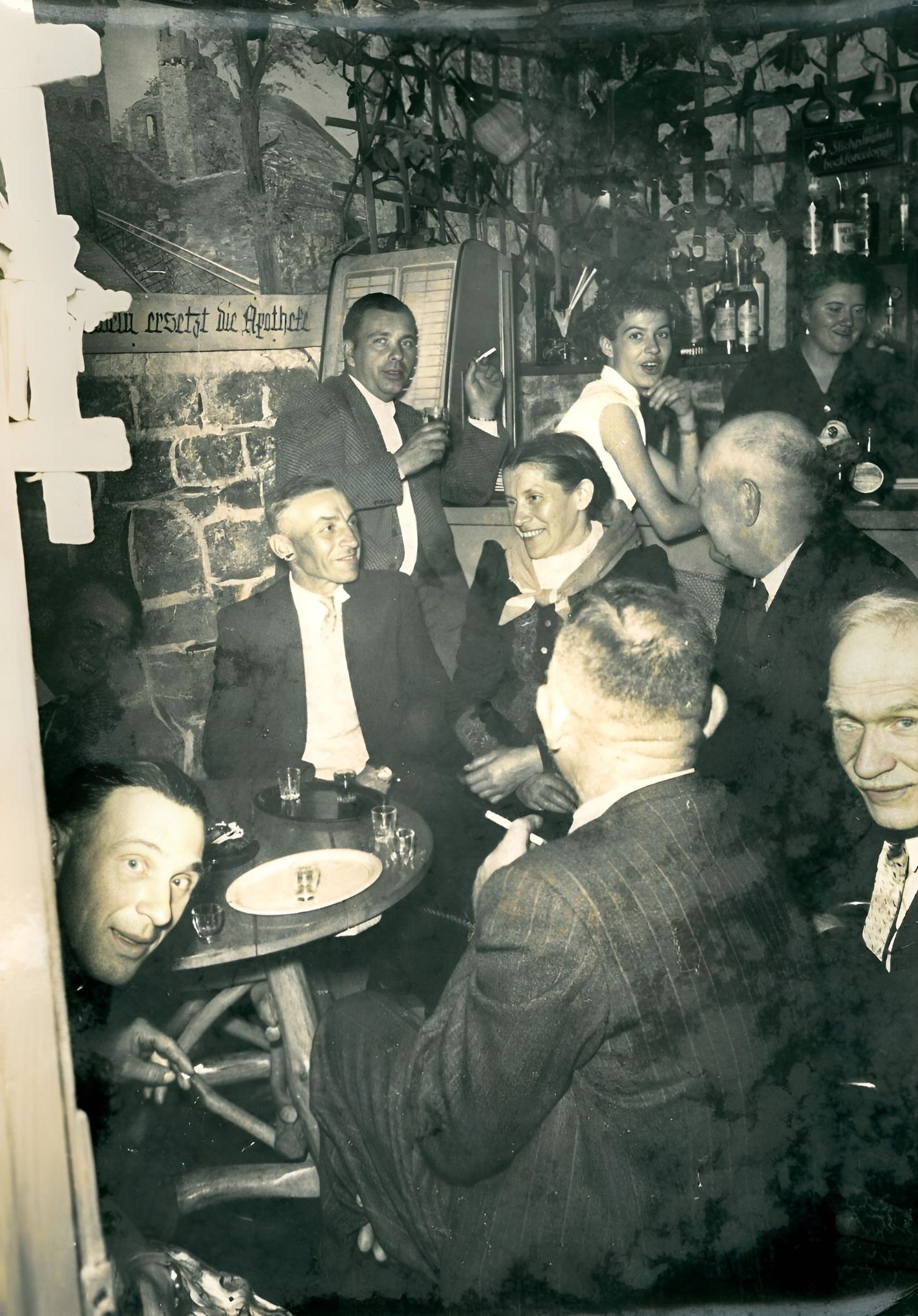 Beim Winzerfest 1958