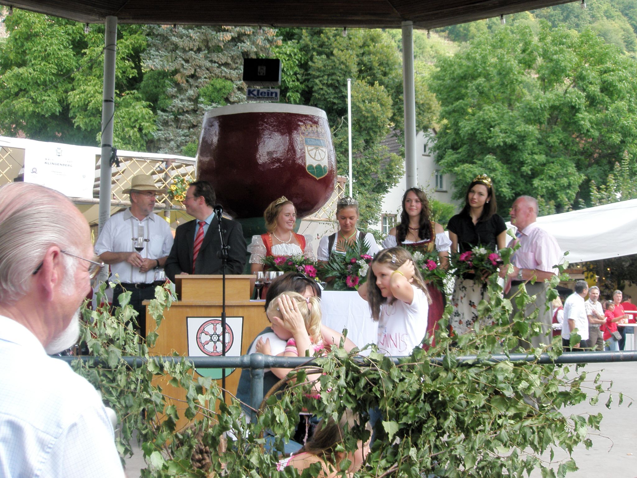 Winzerfesteröffnung und Krönung der Weinprinzessin Kathrin Ühlein