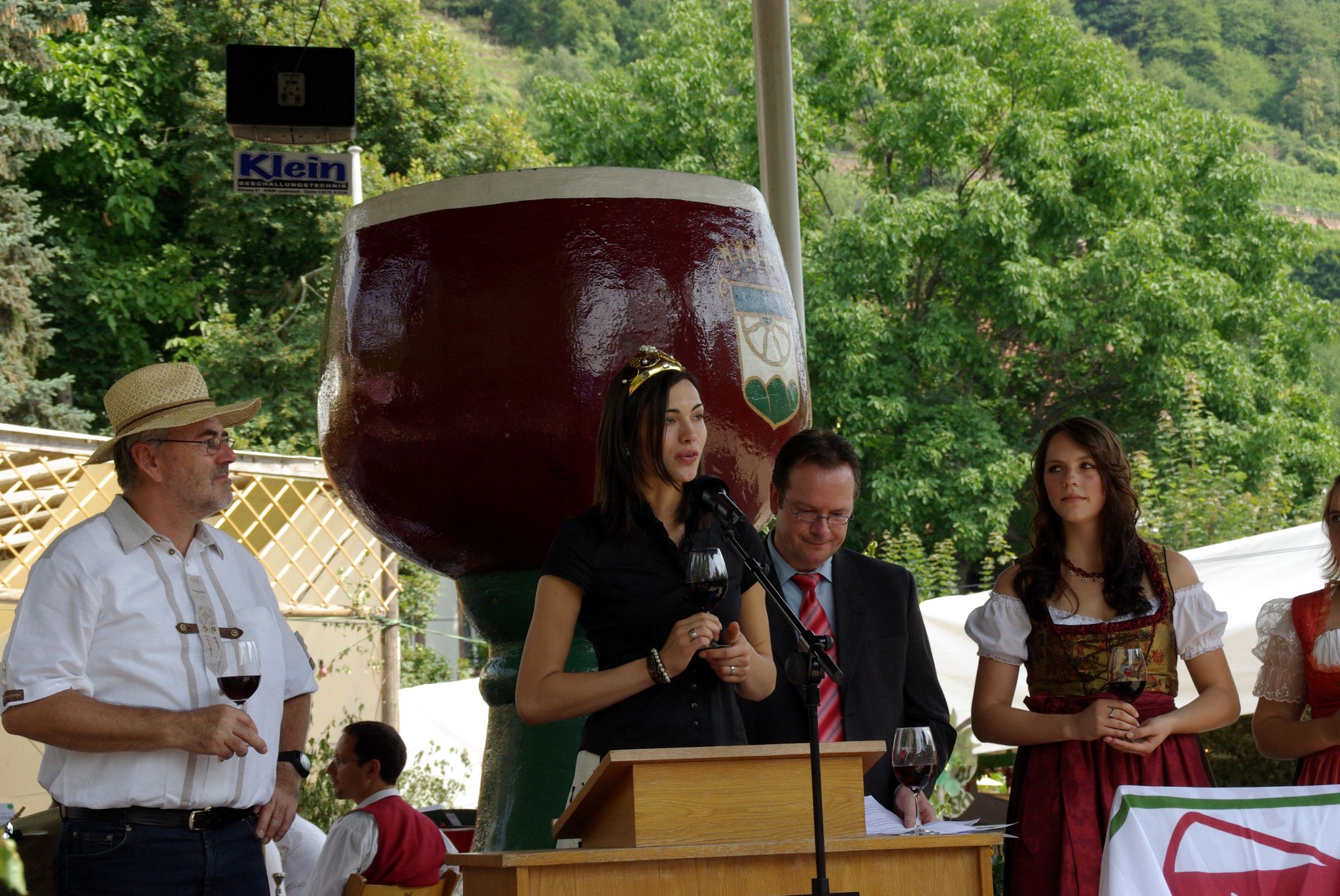 Winzerfesteröffnung und Krönung der Weinprinzessin Kathrin Ühlein