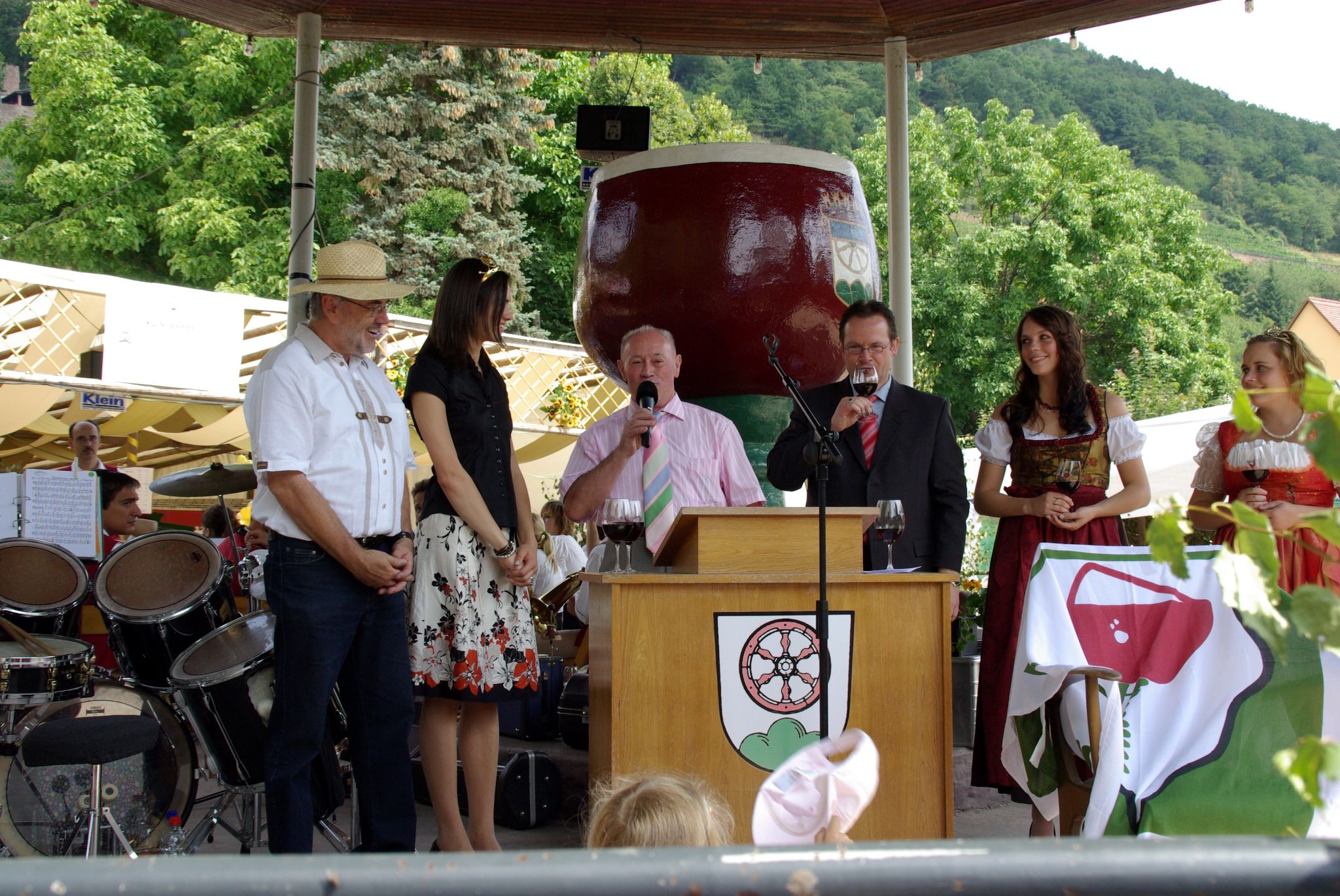 Winzerfesteröffnung und Krönung der Weinprinzessin Kathrin Ühlein